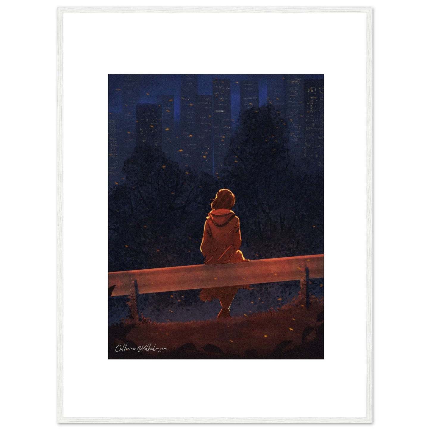 Autumn Thoughts - Art print med treramme - PlanetC