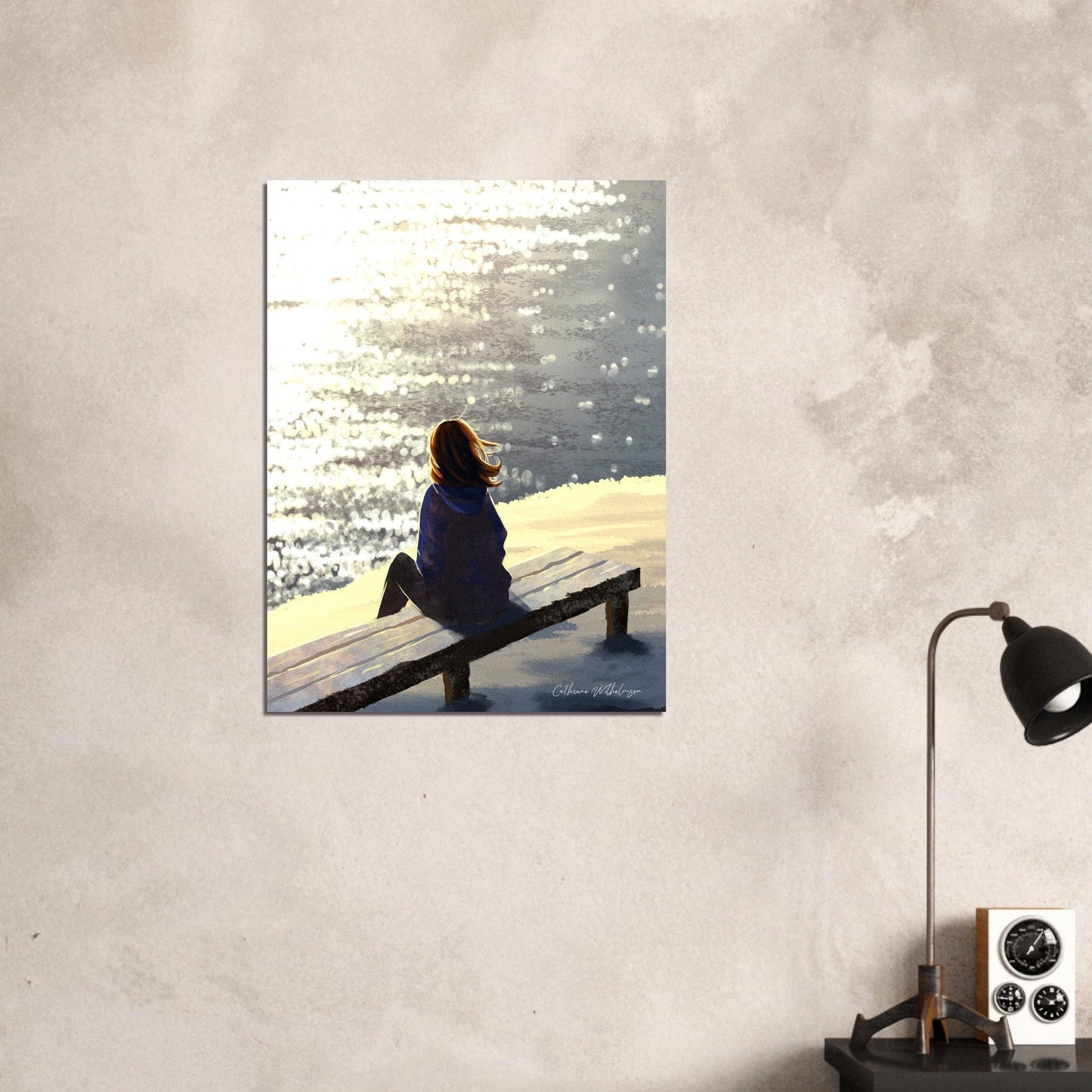 Here Comes The Sun Aluminium Art Print – Uplifting Sun - Inspired Design for Bright Spaces - PlanetC