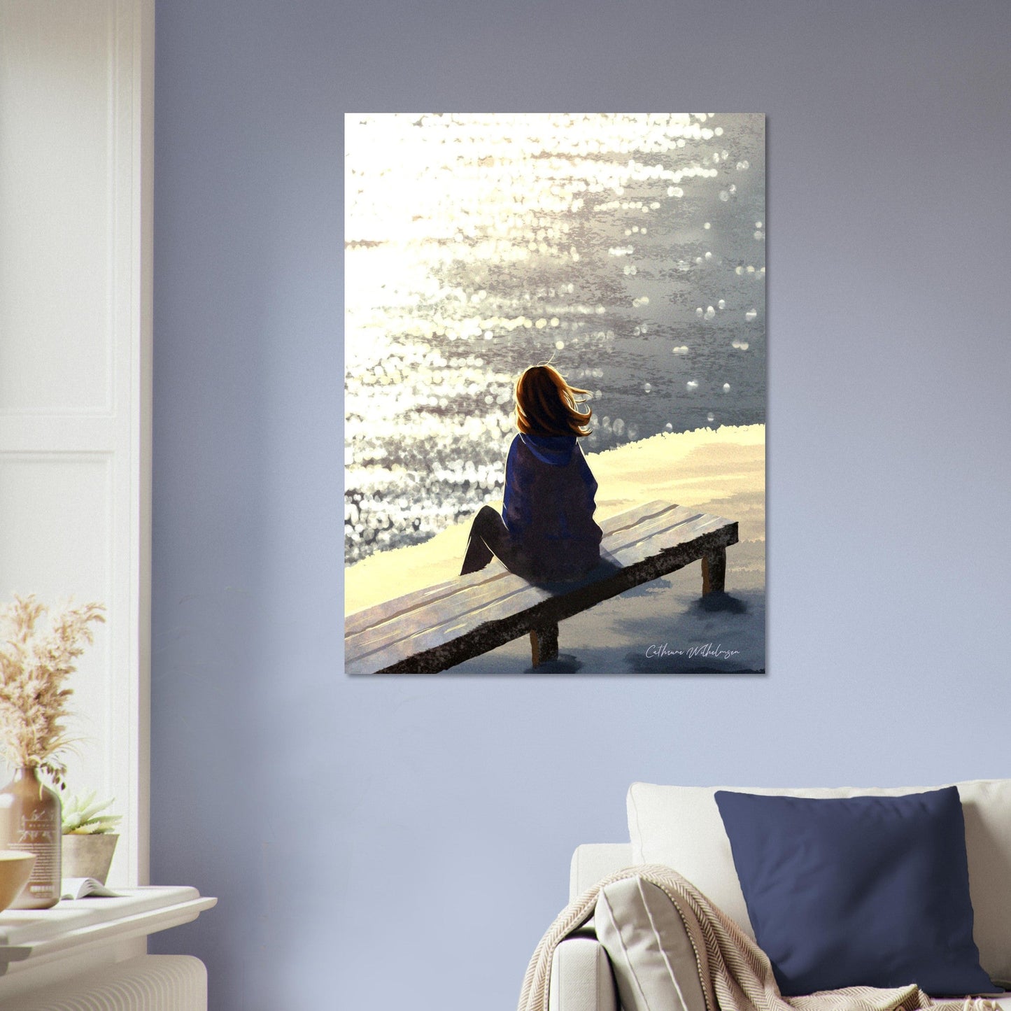 Here Comes The Sun Aluminium Art Print – Uplifting Sun - Inspired Design for Bright Spaces - PlanetC