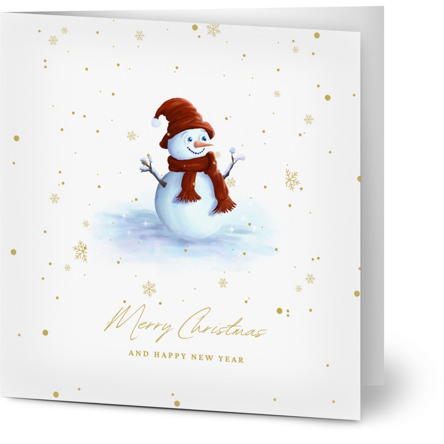 Mr Snowman (Pakke med 10 julekort + inkl konvolutter) - PlanetC