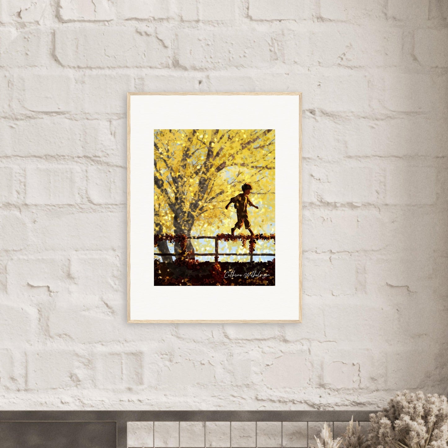 October – Framed Art Print - PlanetC