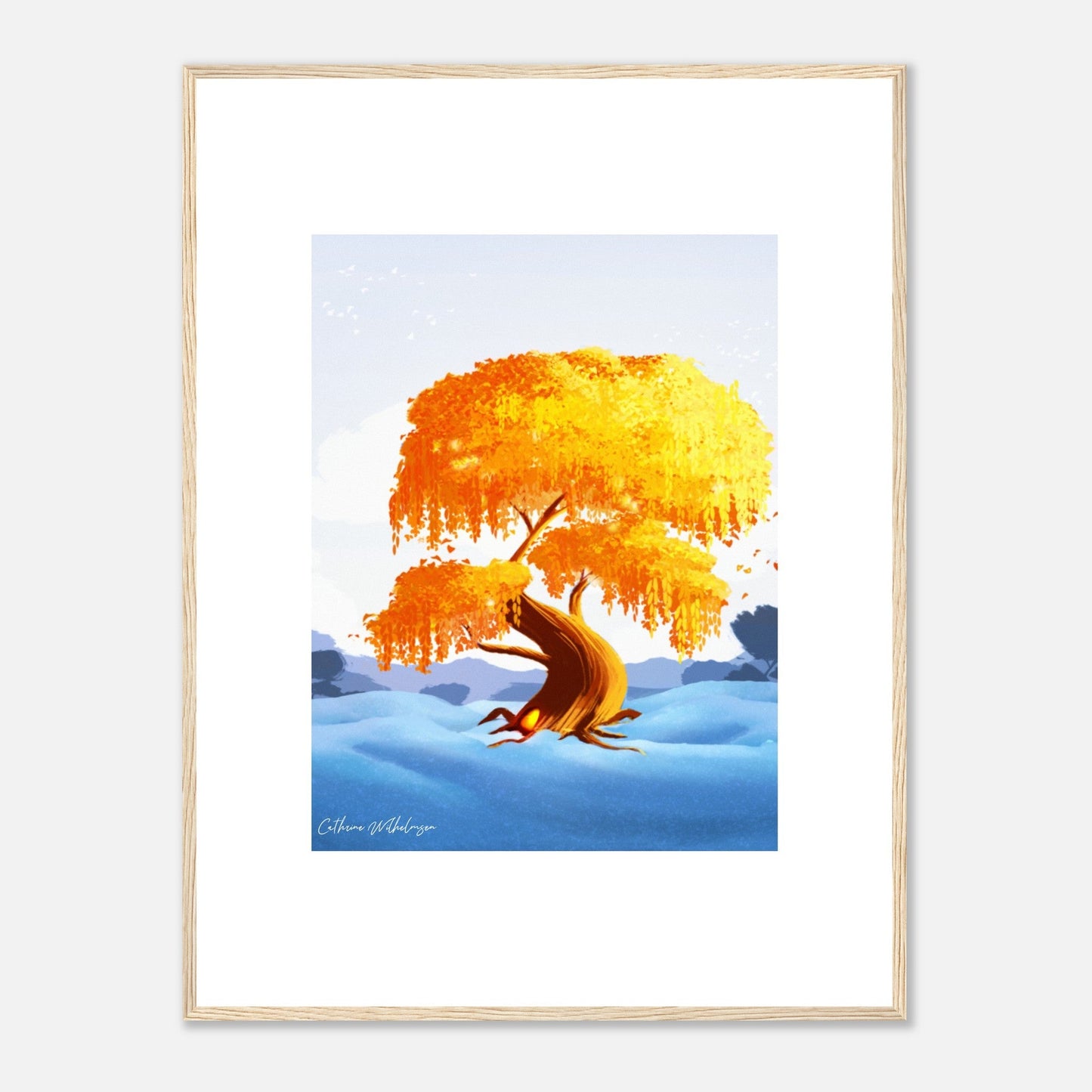Ønsketreet - Framed art print - PlanetC