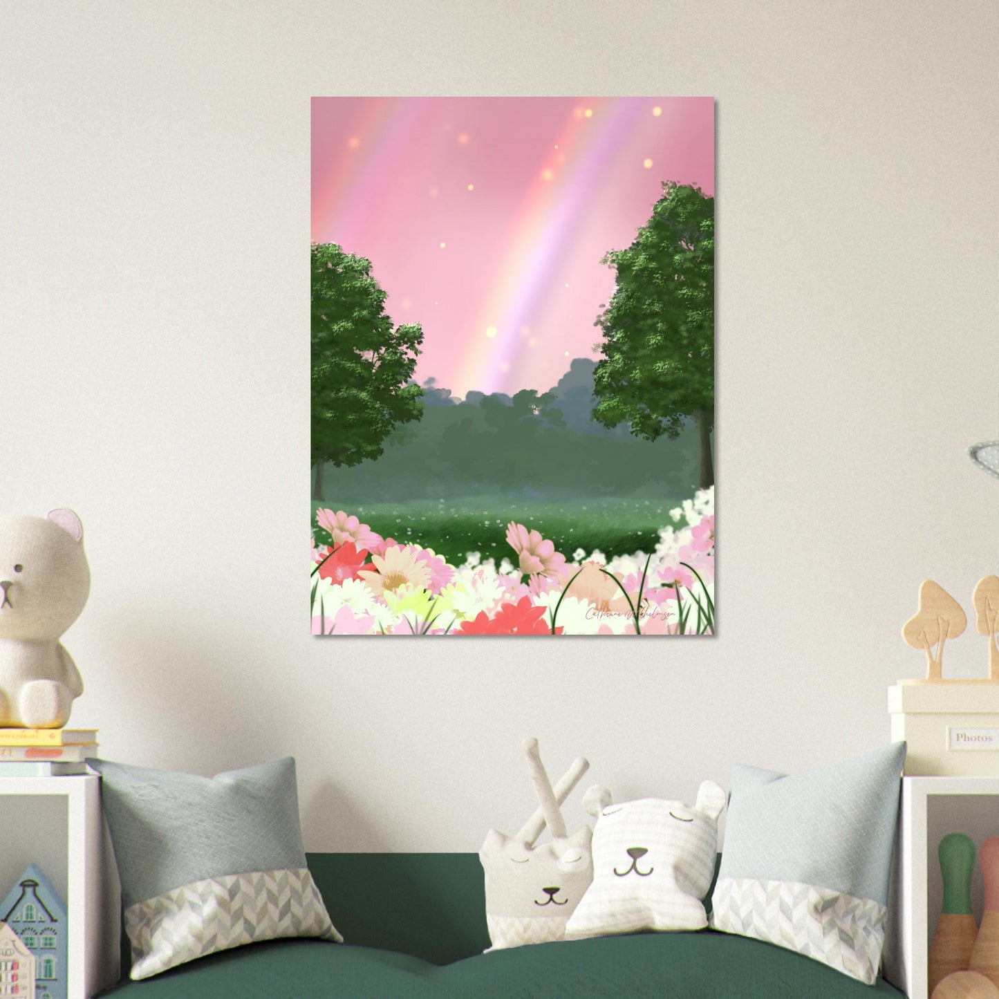 Over the Rainbow - Aluminium Art print - PlanetC