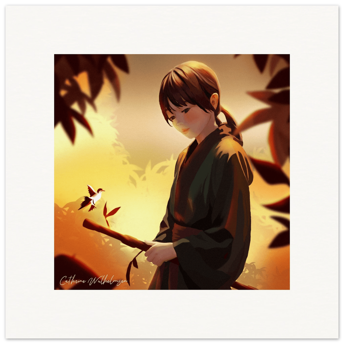 Peaceful warrior – Kunsttrykk - PlanetC