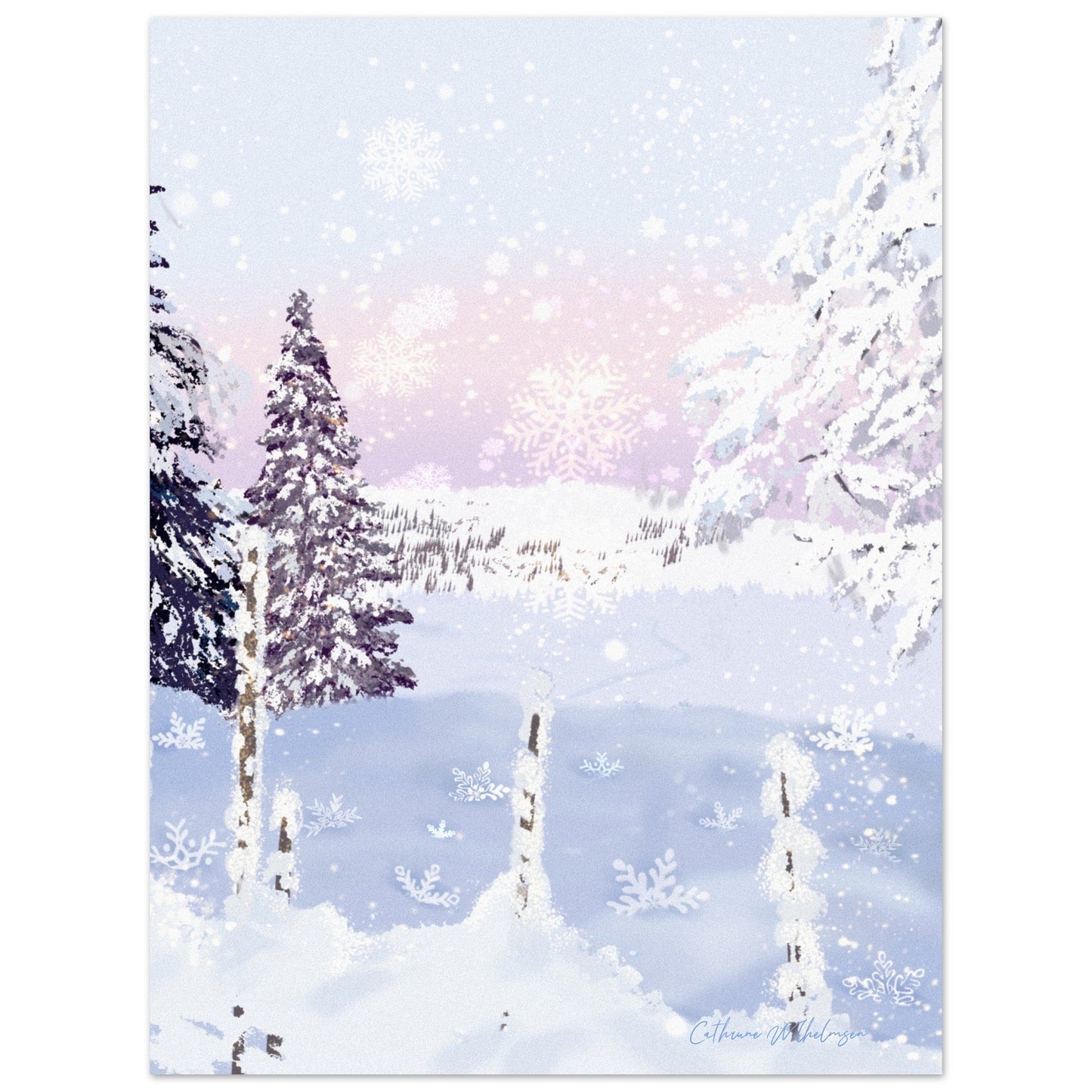 Snowdream Passage - Kunsttrykk på aluminium - PlanetC