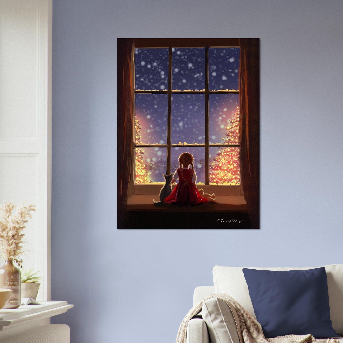 The Waiting Hour Aluminum Print – Elegant Art for Your Space - PlanetC