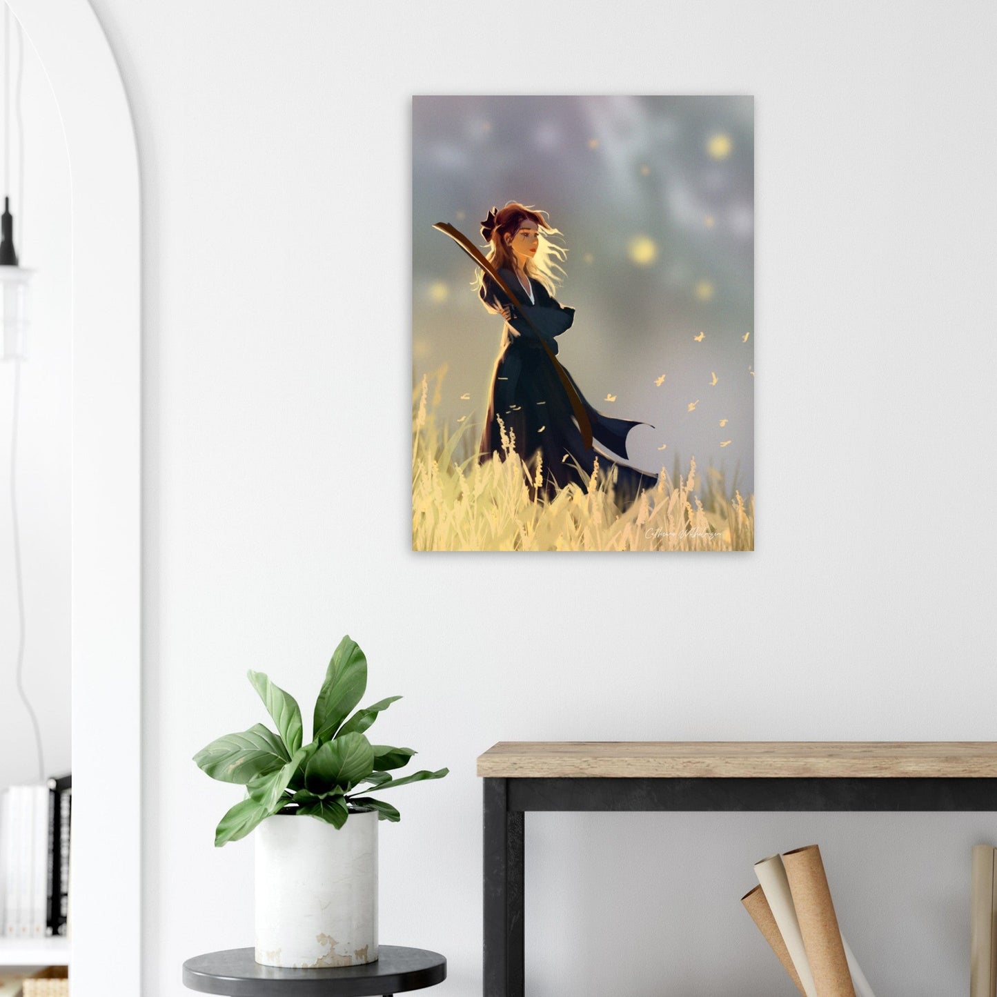 Young Warrior - Aluminum Print - PlanetC