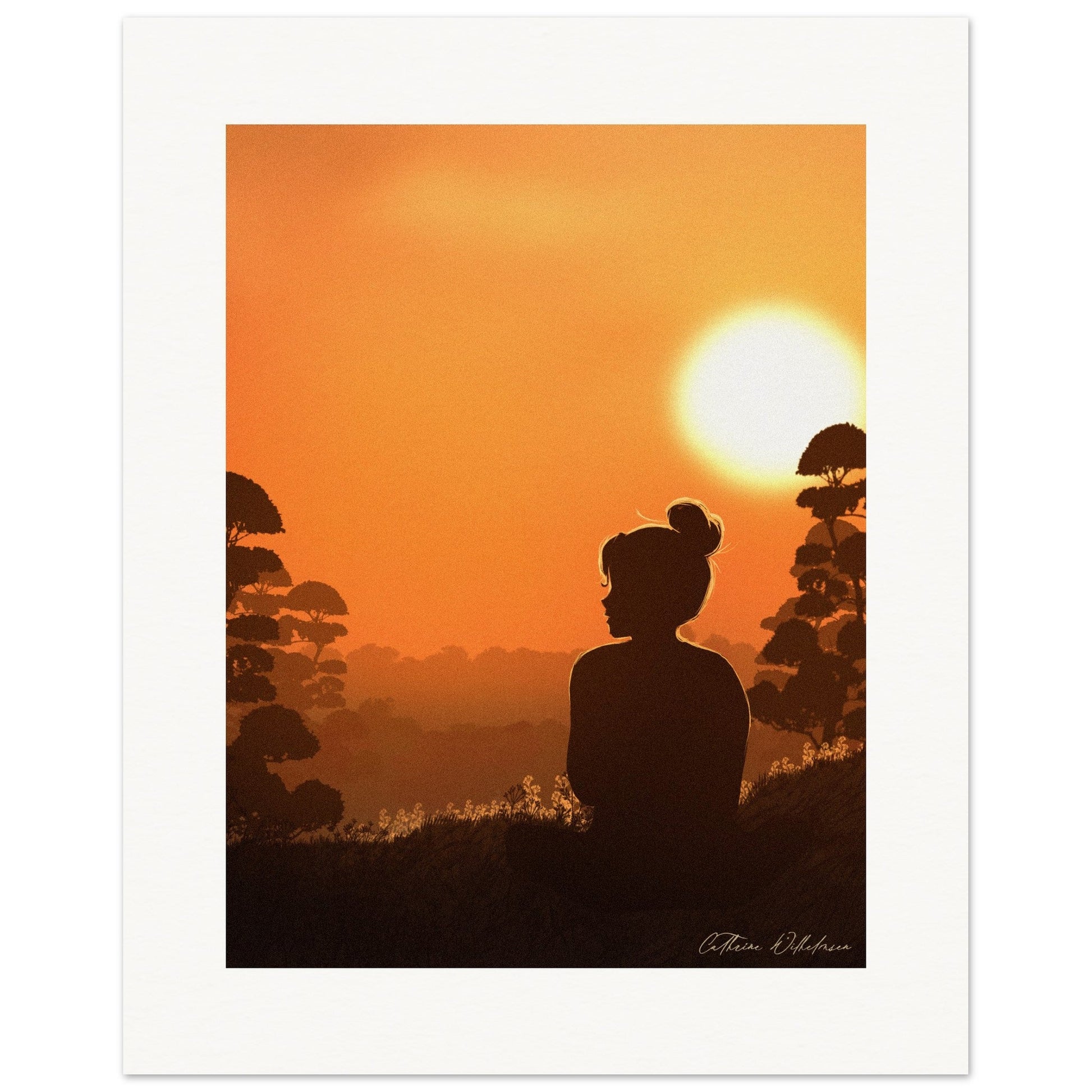 August sunset - Art print - PlanetC