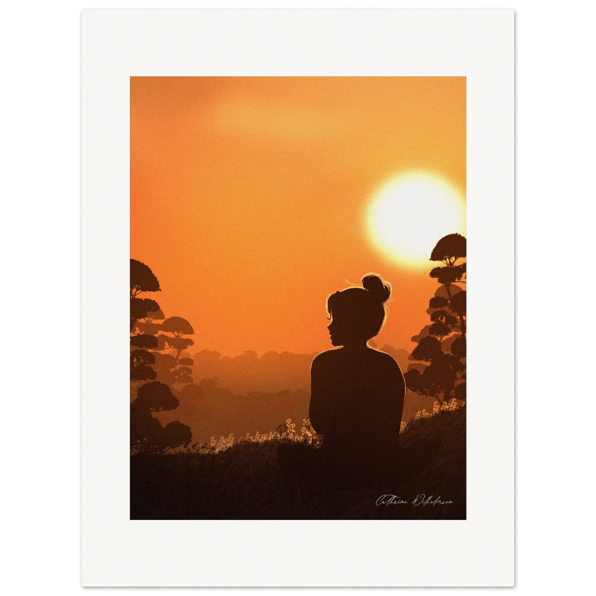 August sunset - Art print - PlanetC