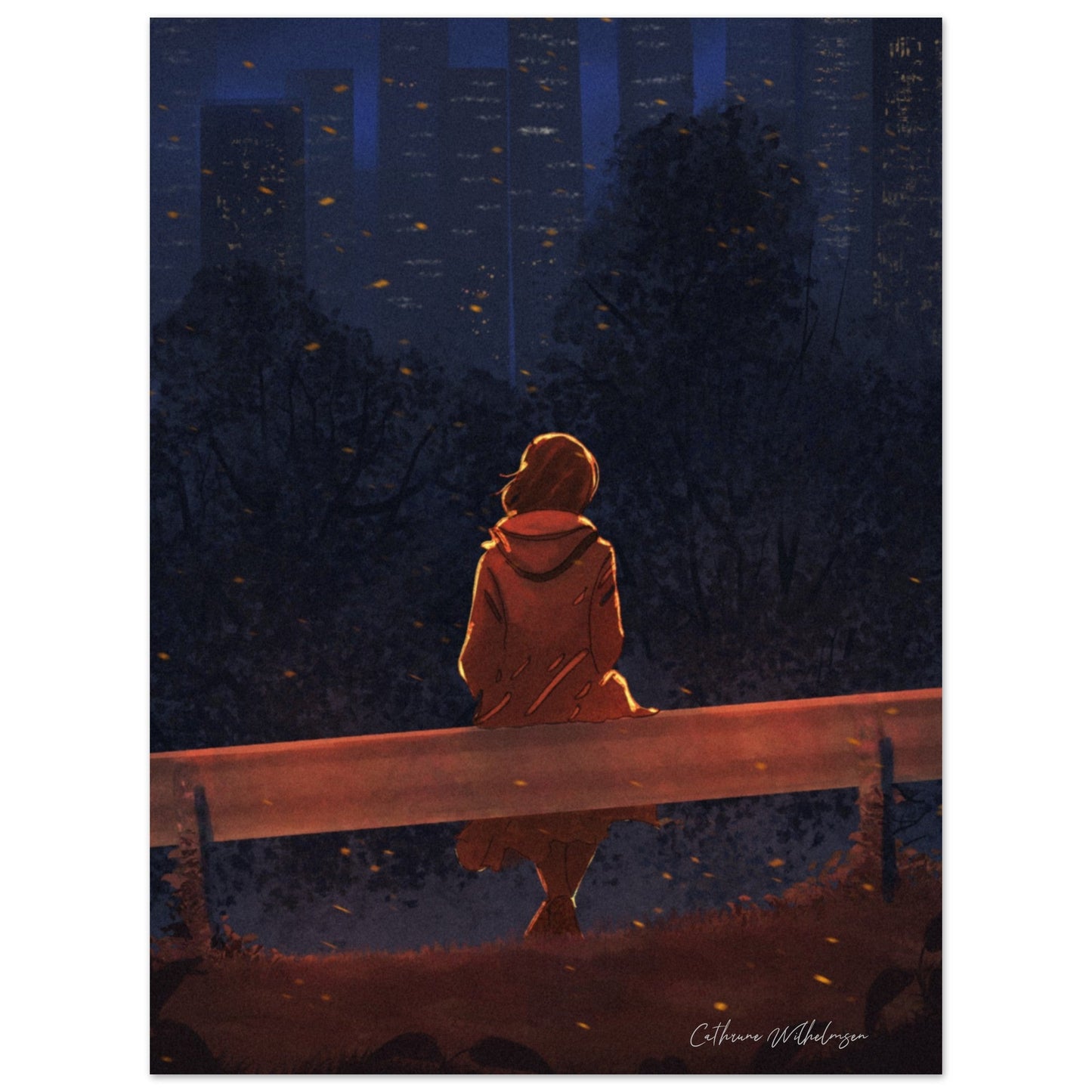 Autumn Thoughts - Aluminum Print - PlanetC