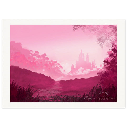 Ruby Castle - Art print