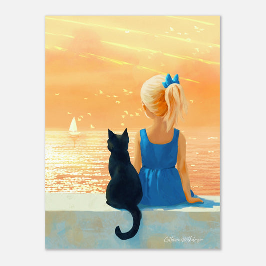 Evening Companions - Aluminum Print - PlanetC