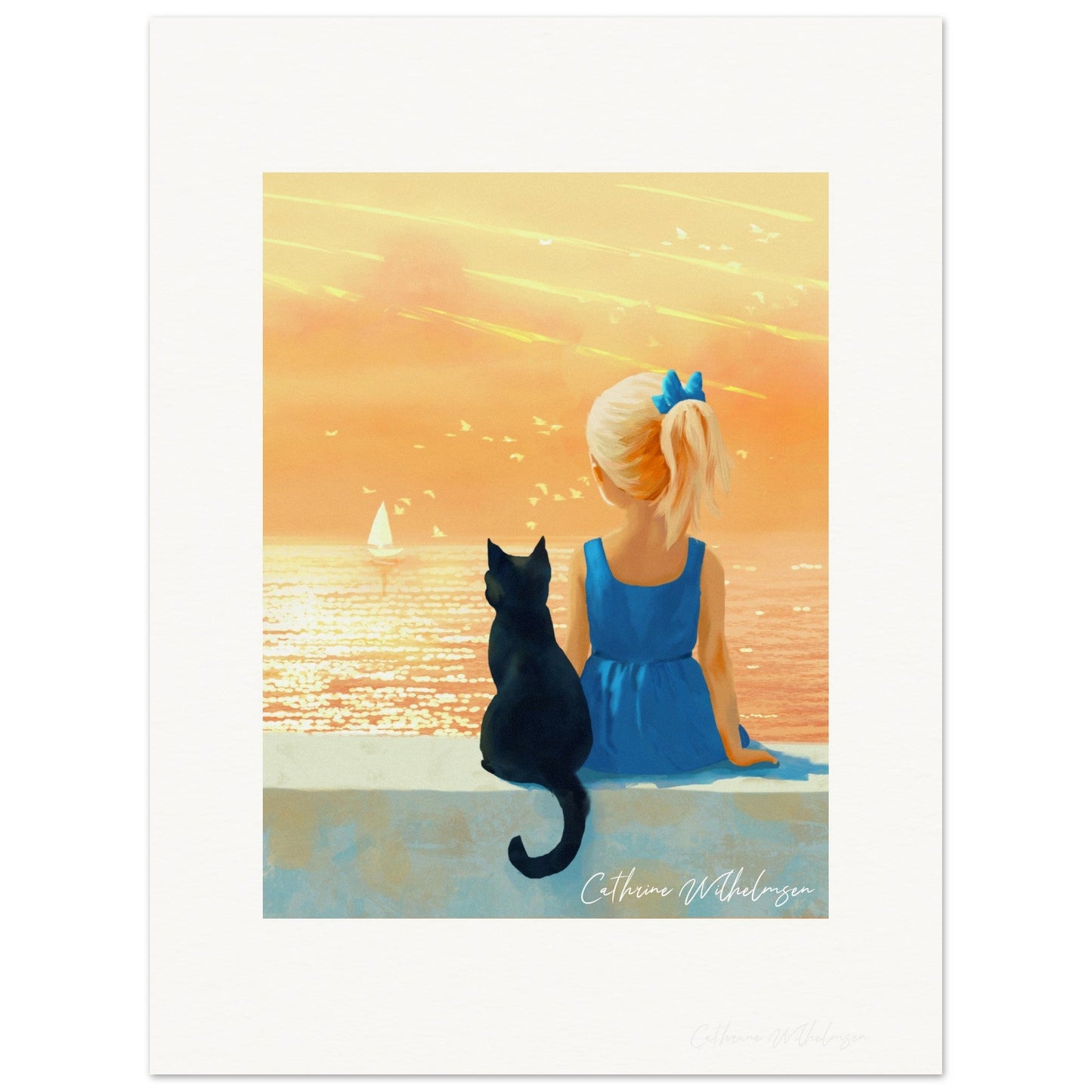 Evening Companions - Kunsttrykk uten ramme - PlanetC