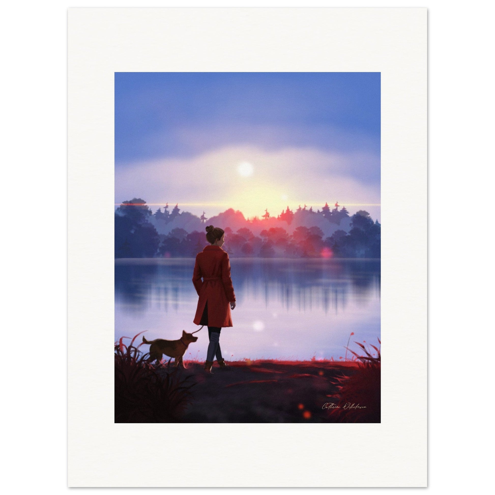 Evening Walk - Art print - PlanetC