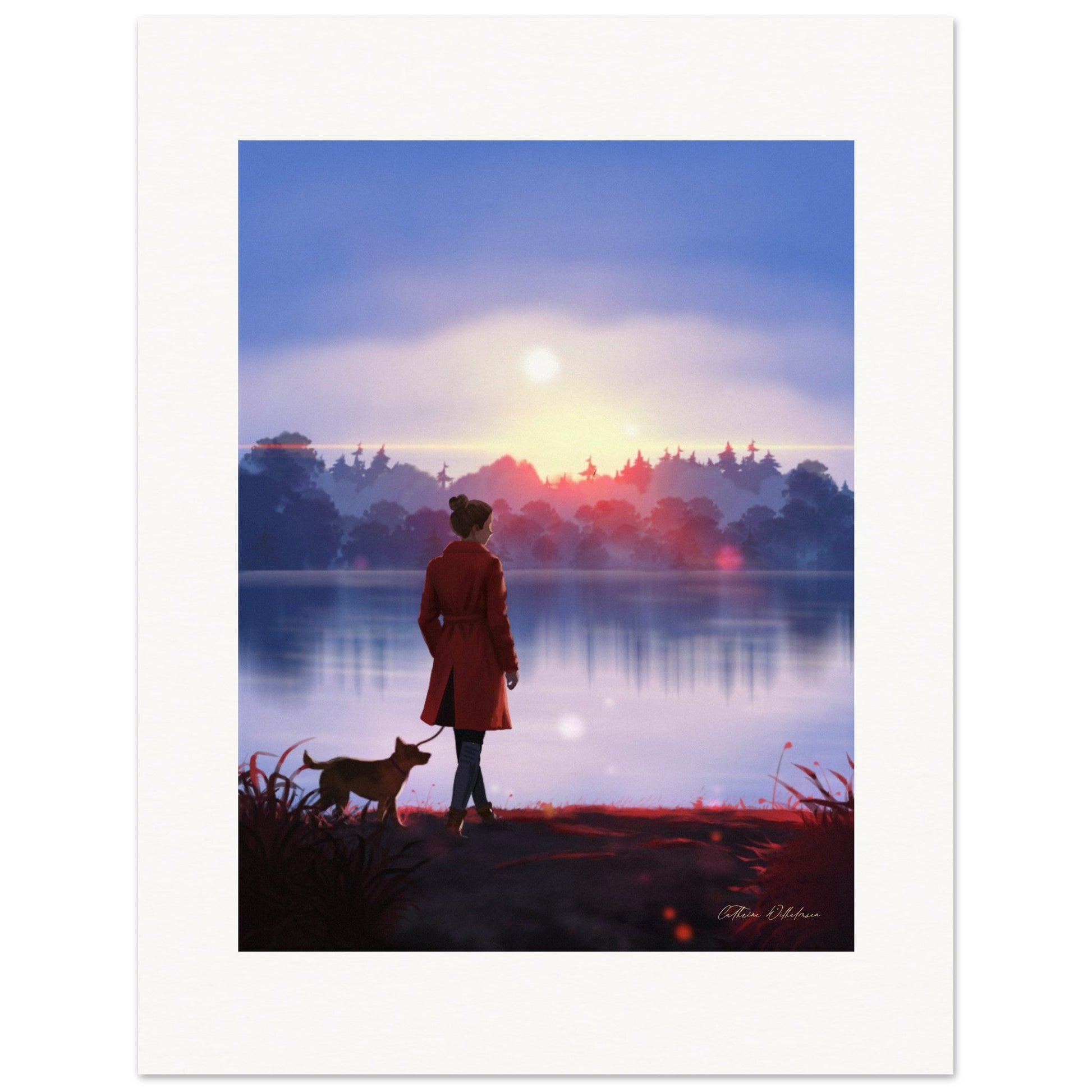 Evening Walk - Art print - PlanetC