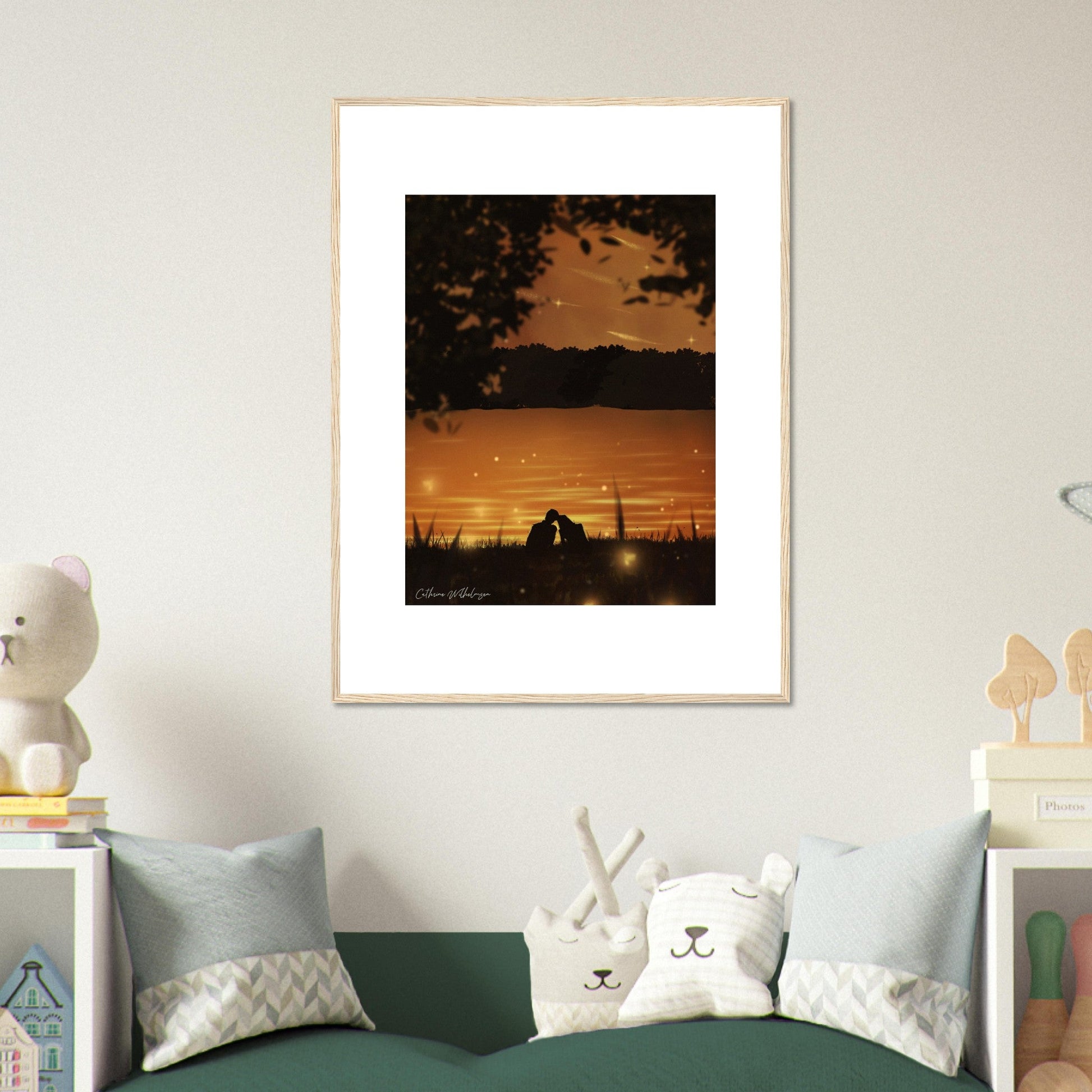 Firefly - Art print med treramme - PlanetC