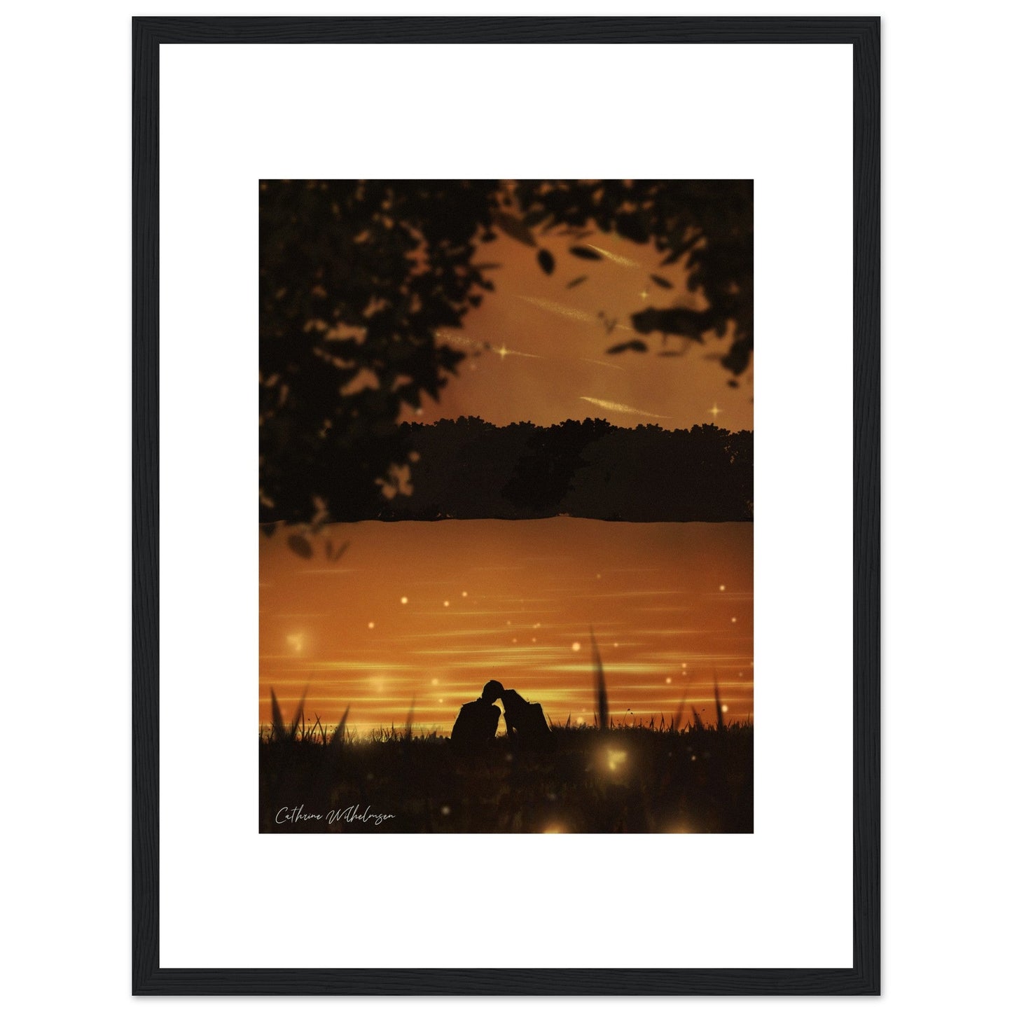 Firefly - Art print med treramme - PlanetC