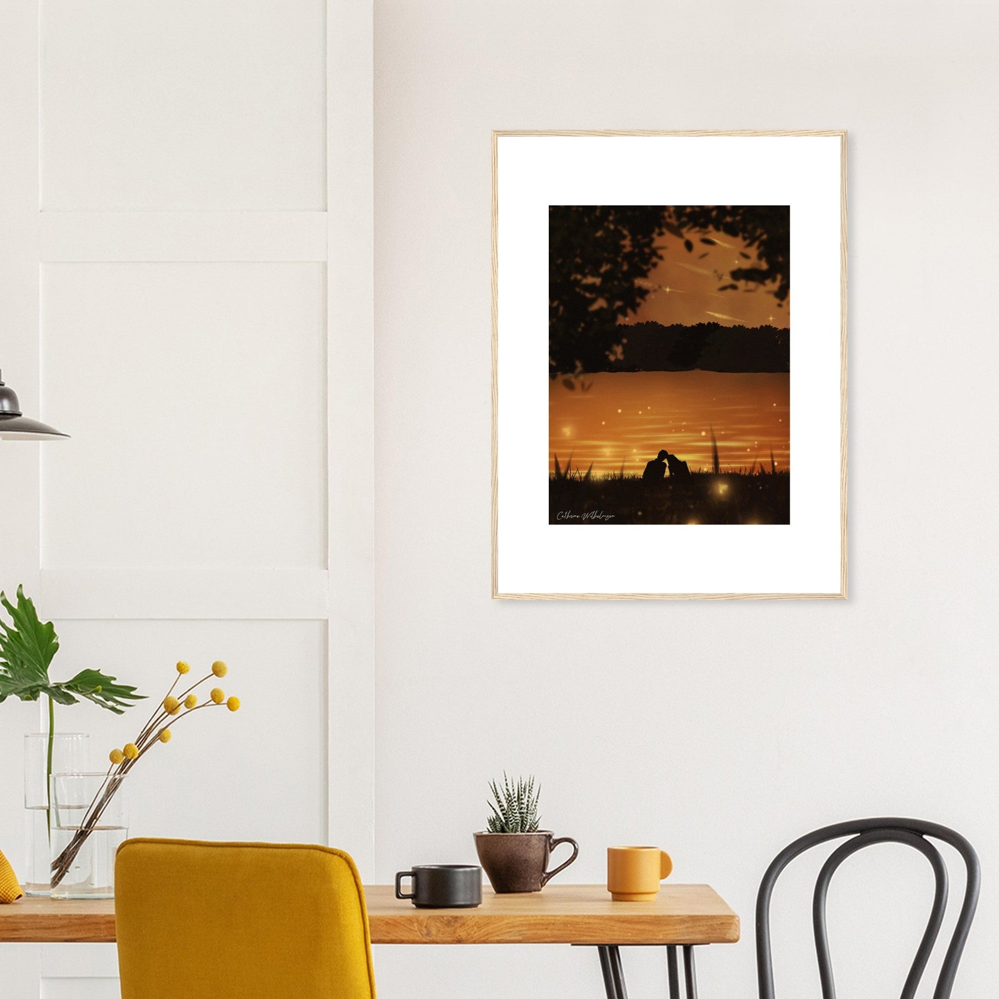 Firefly - Art print med treramme - PlanetC