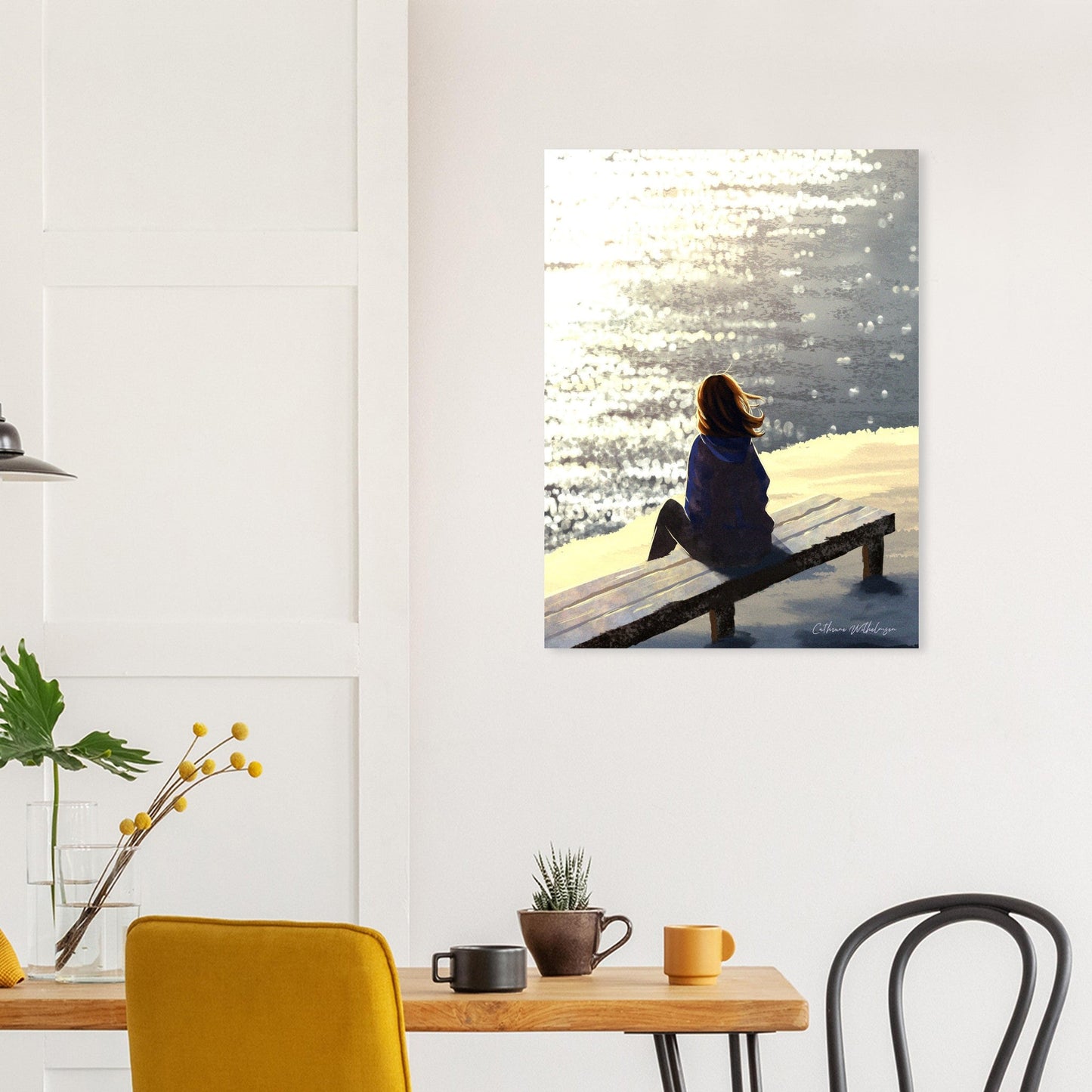 Here Comes The Sun - Kunsttrykk på aluminium - PlanetC