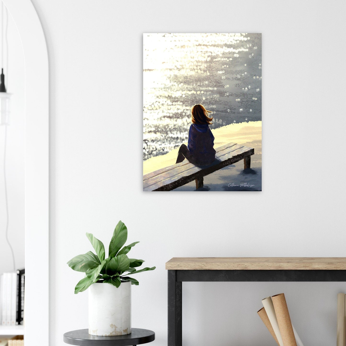 Here Comes The Sun - Kunsttrykk på aluminium - PlanetC