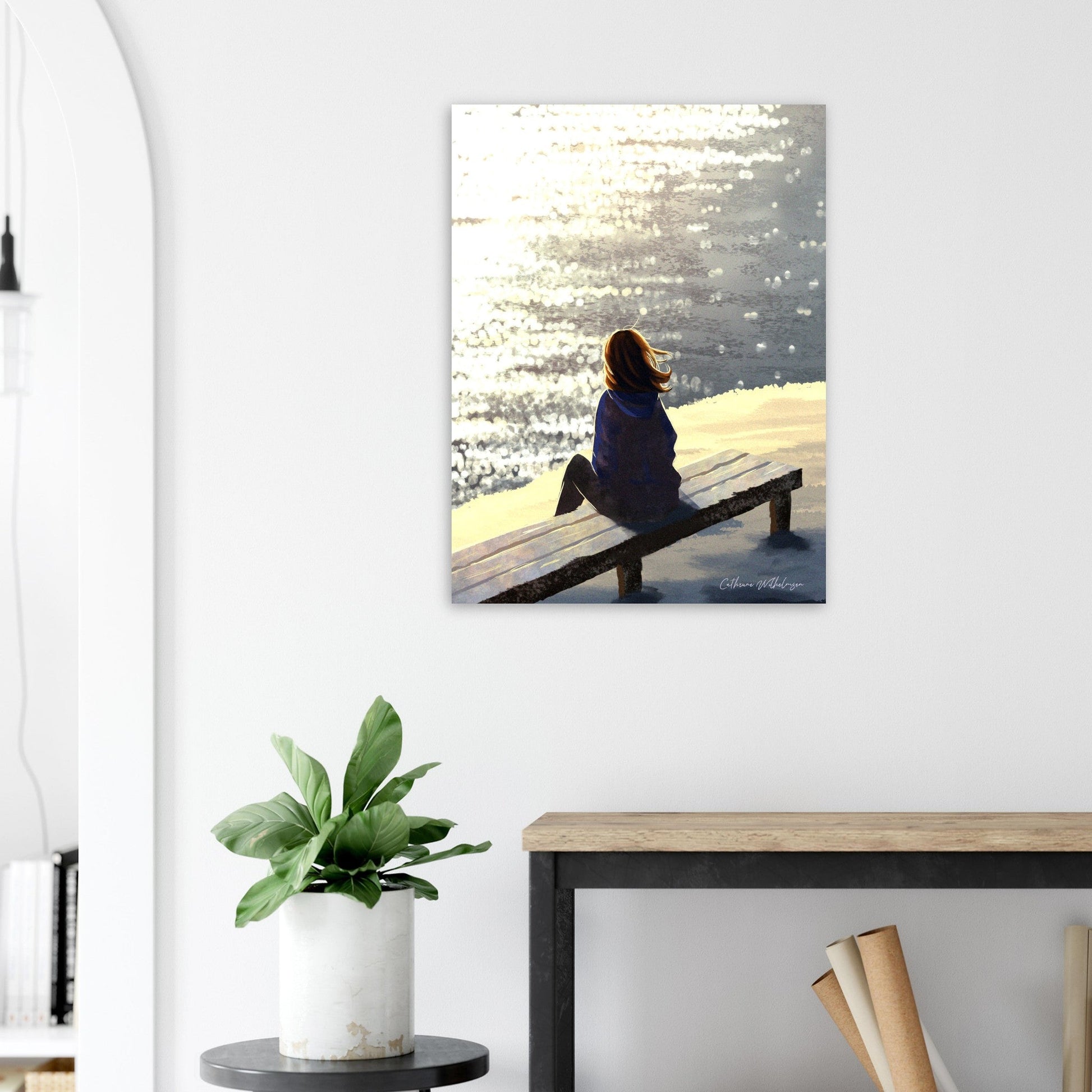 Here Comes The Sun - Kunsttrykk på aluminium - PlanetC