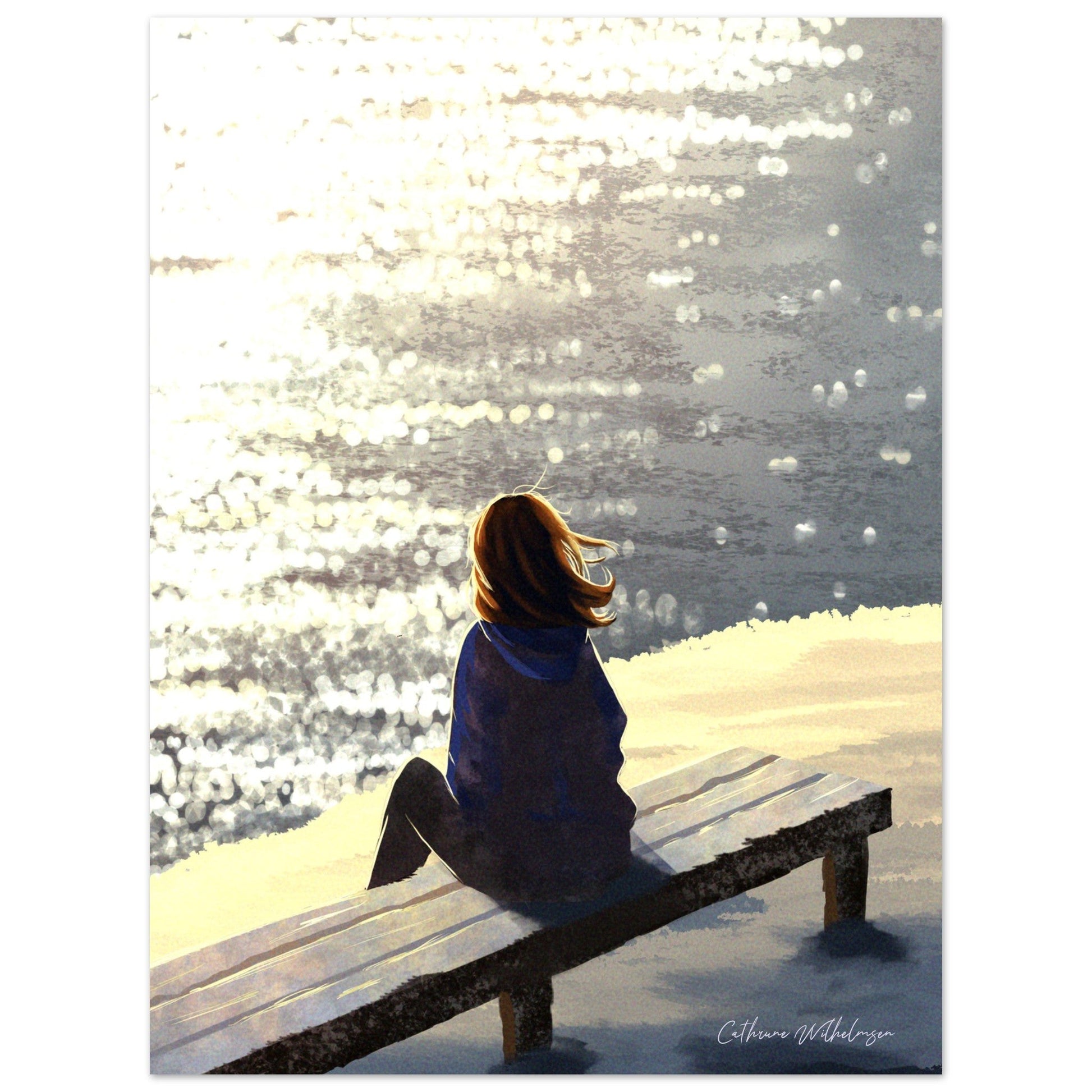 Here Comes The Sun - Kunsttrykk på aluminium - PlanetC