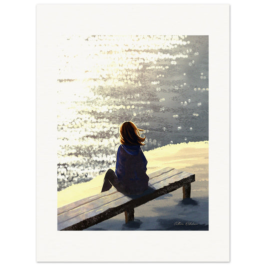 Here Comes The Sun – Sunlit Serenity Art Print - PlanetC