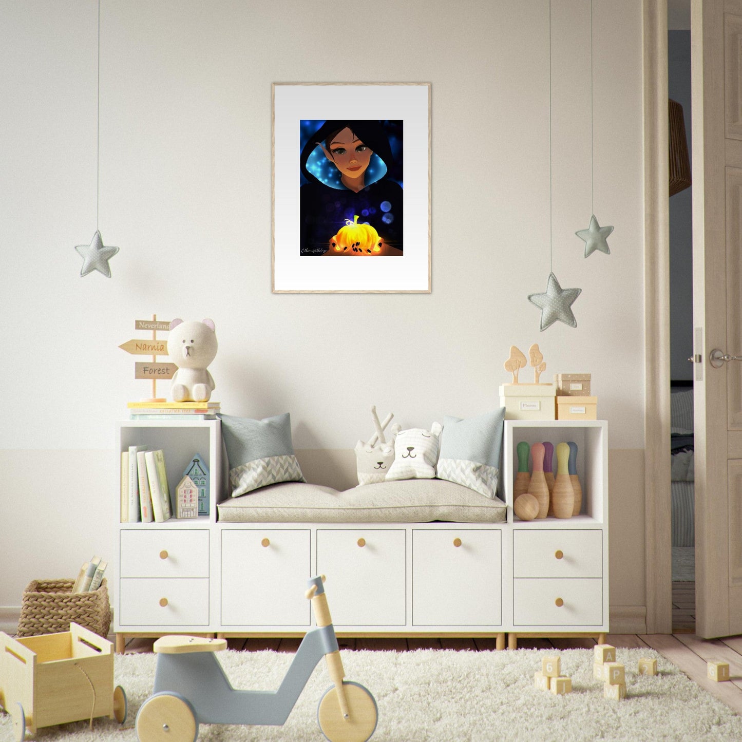 Kan jeg hjelpe deg med noe? - Framed art print - PlanetC