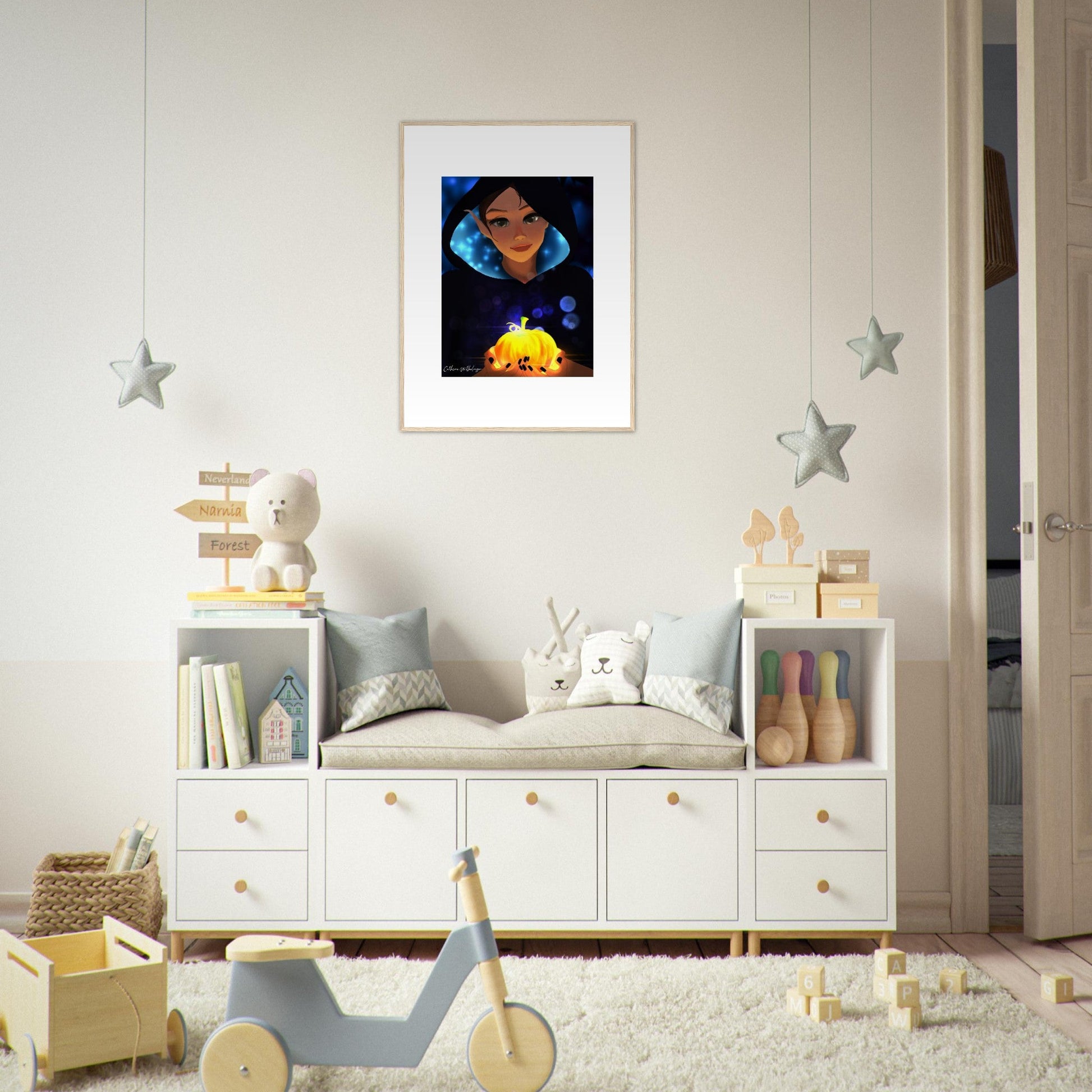 Kan jeg hjelpe deg med noe? - Framed art print - PlanetC