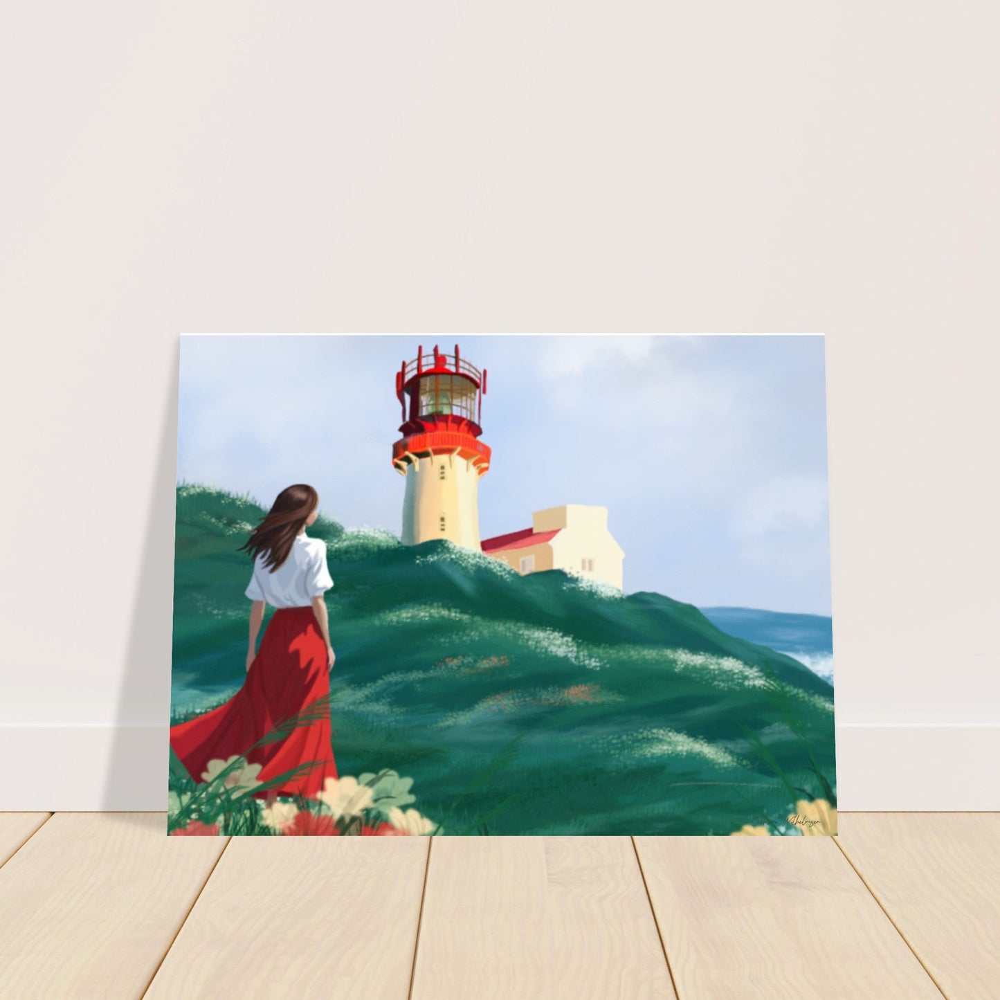 Lighthouse - Art print på aluminium - PlanetC