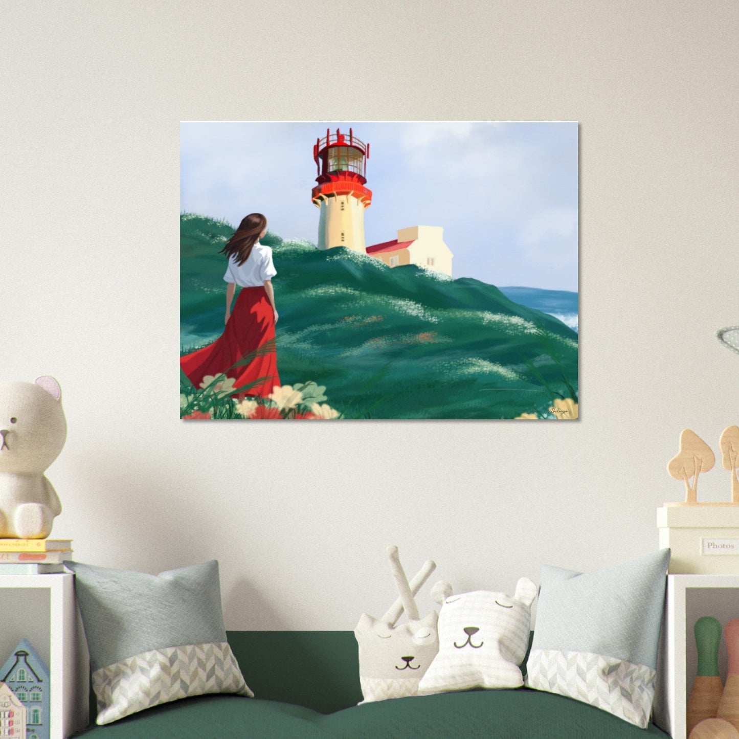 Lighthouse - Art print på aluminium - PlanetC