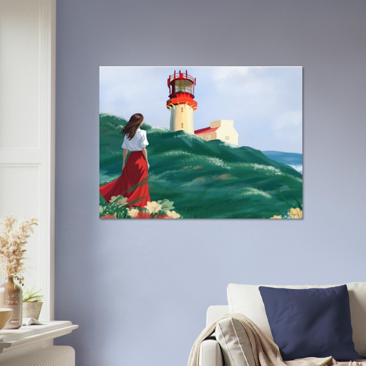 Lighthouse - Art print på aluminium - PlanetC