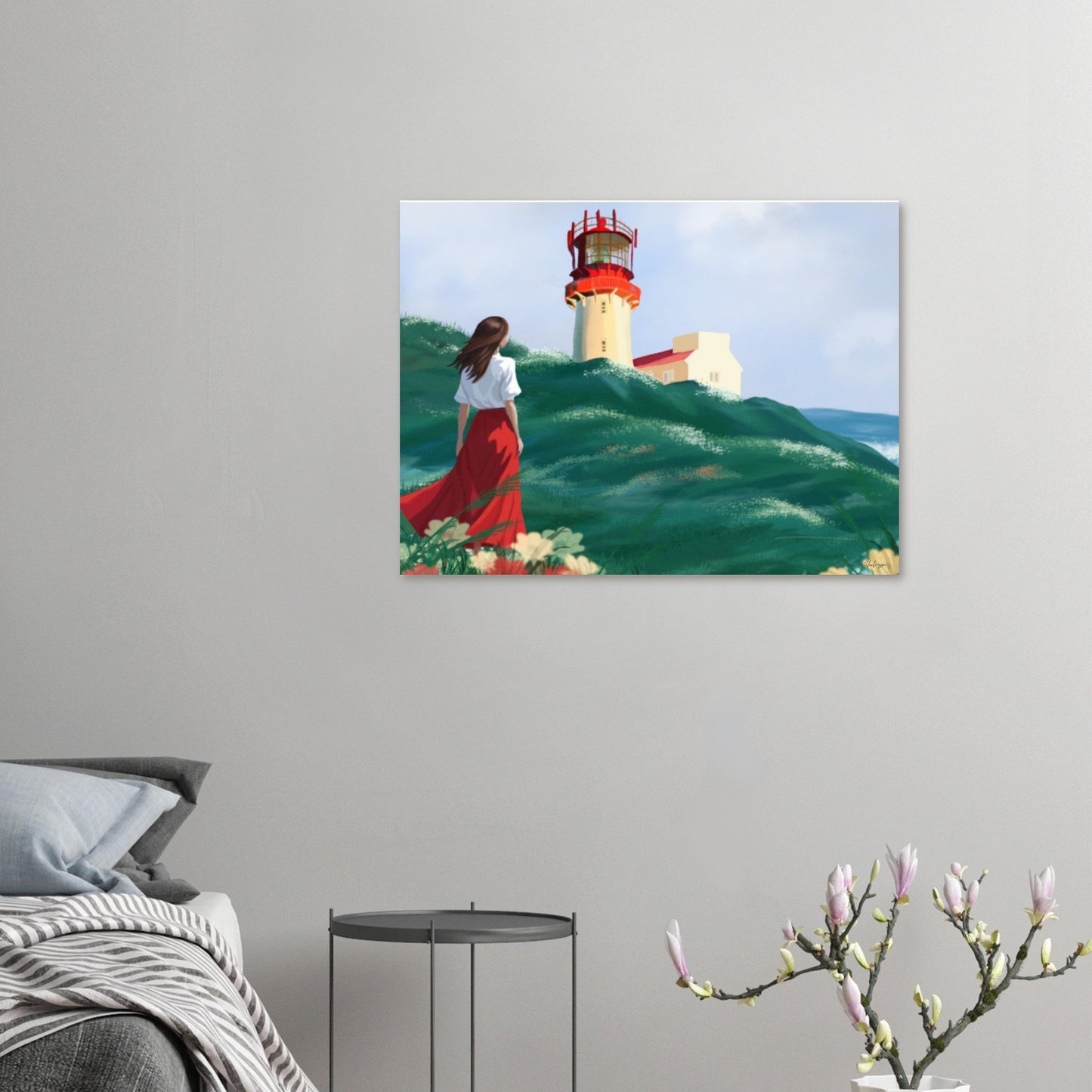 Lighthouse - Art print på aluminium - PlanetC