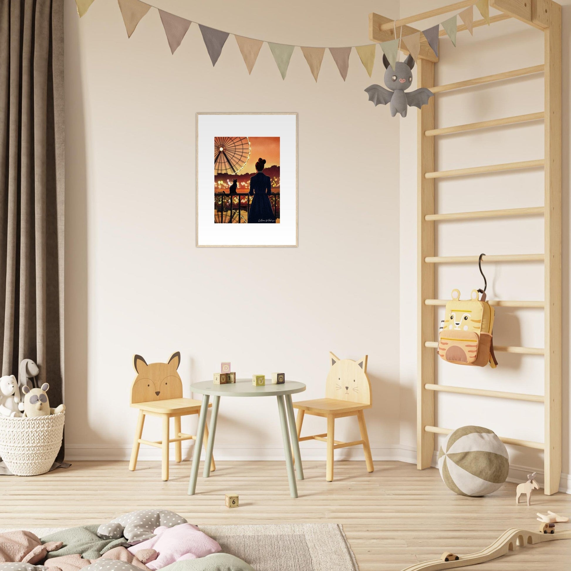 Magic Moments at the Carnival - Kunsttrykk med ramme - PlanetC