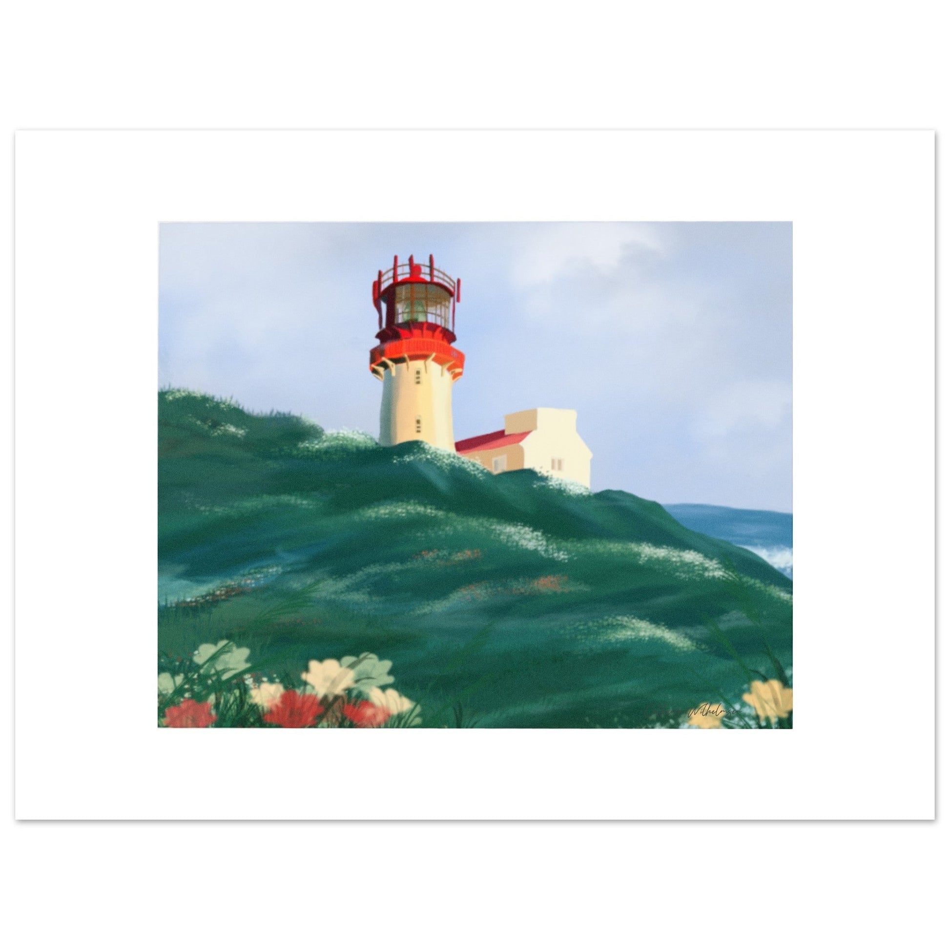 Norwegian Lighthouse - Art print - PlanetC