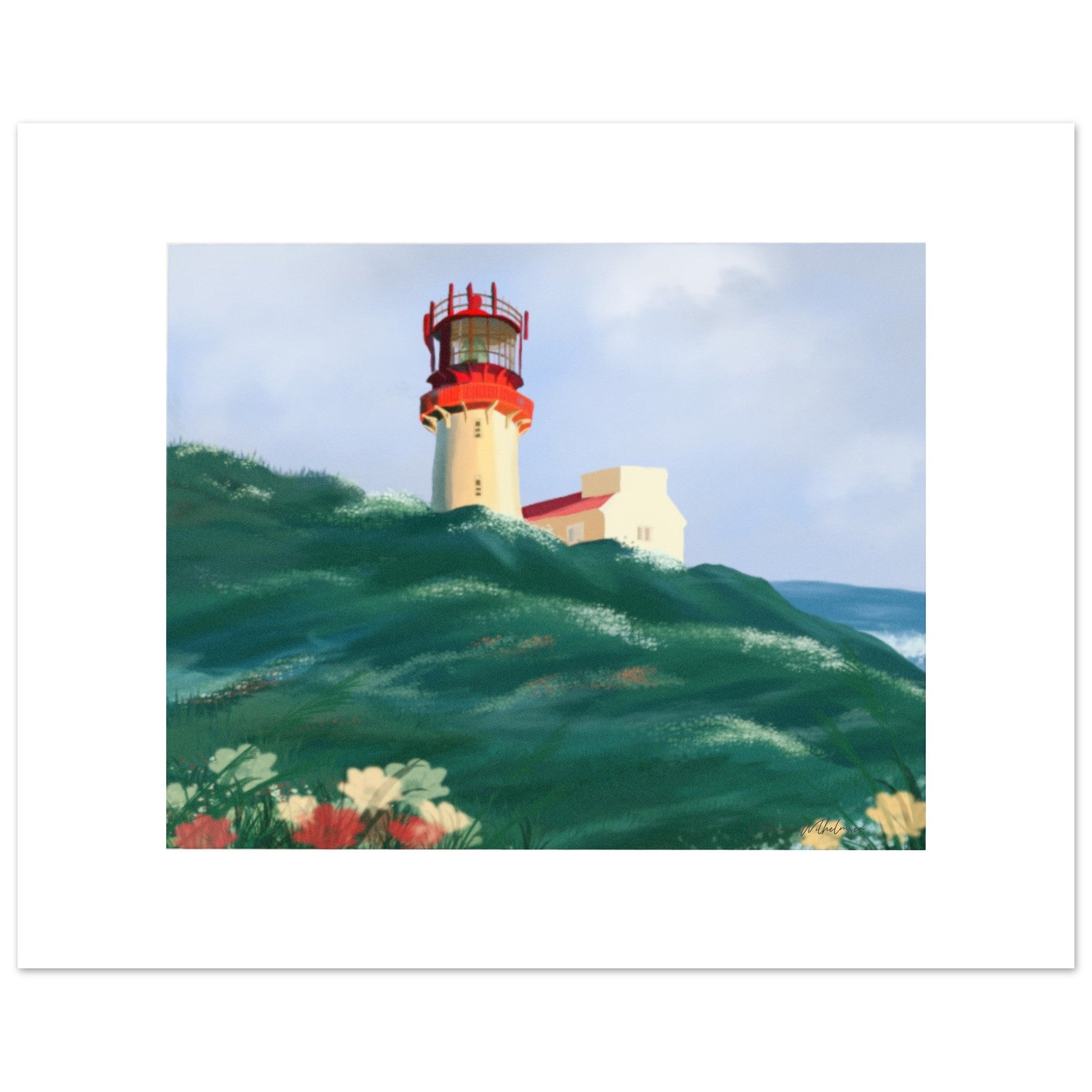 Norwegian Lighthouse - Art print - PlanetC