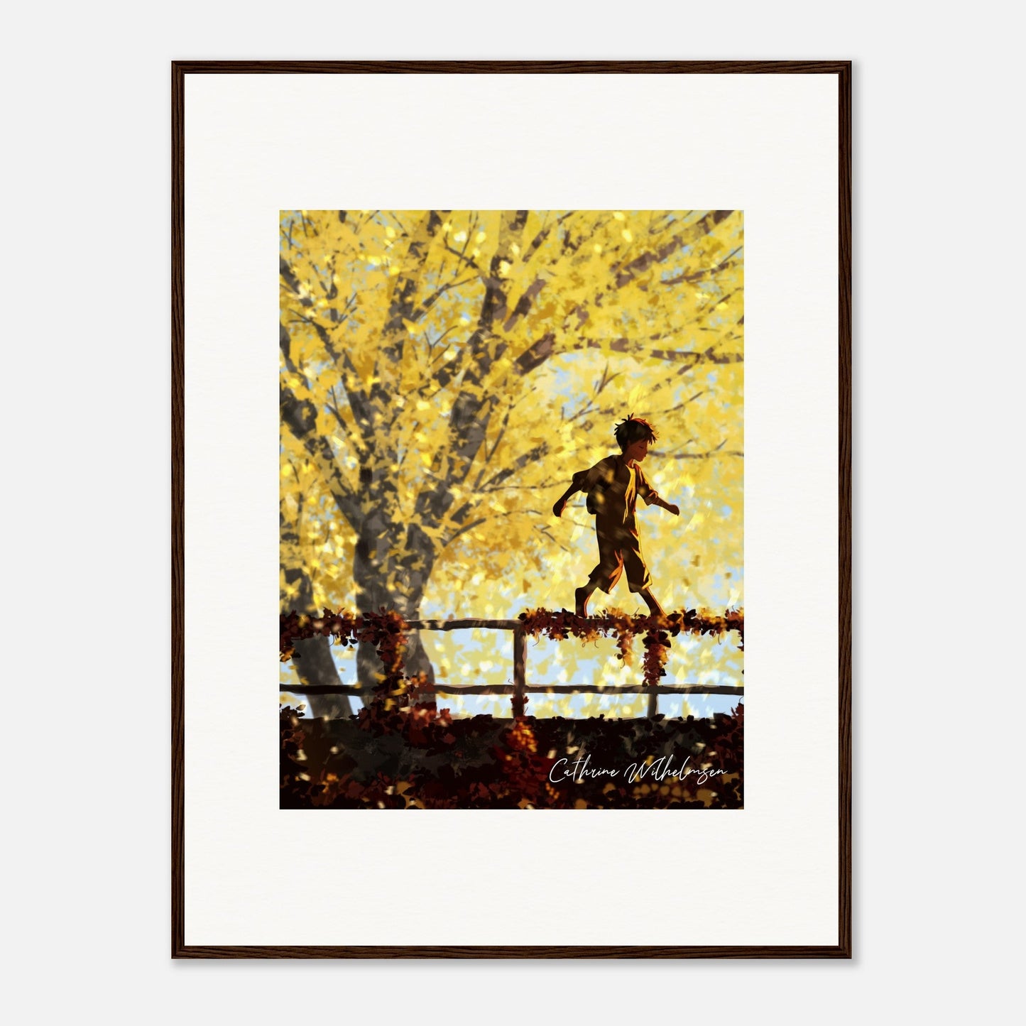 October – Framed Art Print - PlanetC