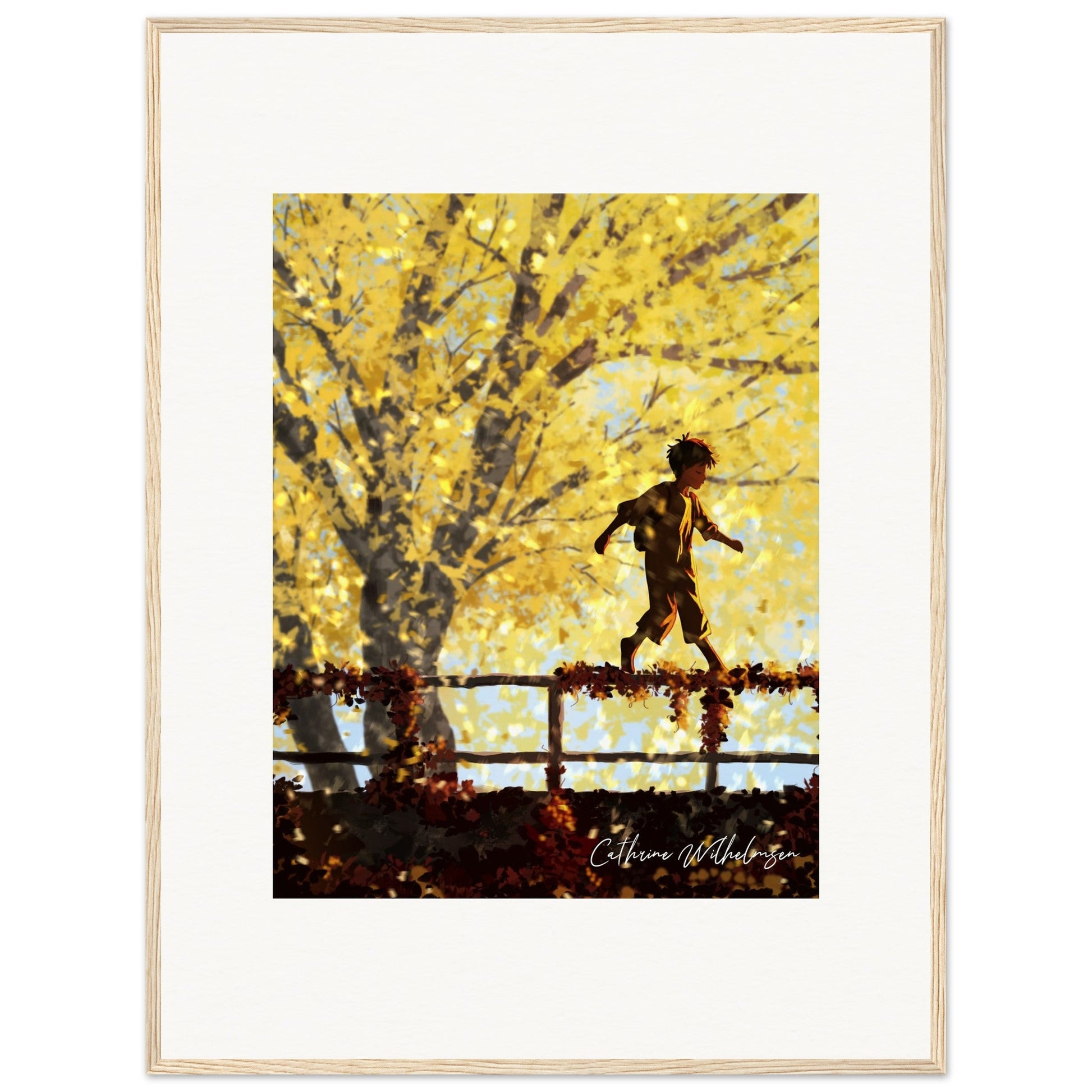 October – Framed Art Print - PlanetC