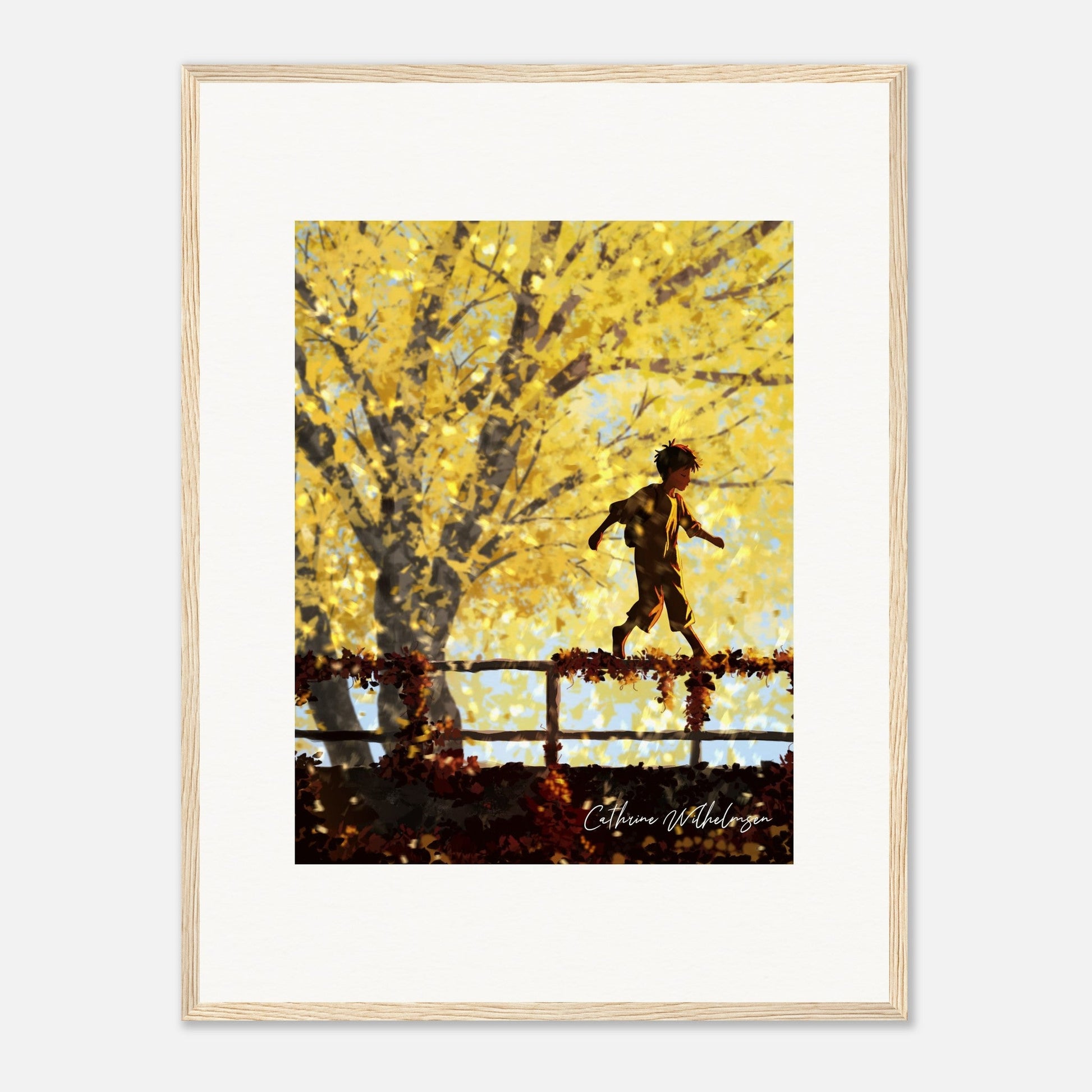 October – Framed Art Print - PlanetC