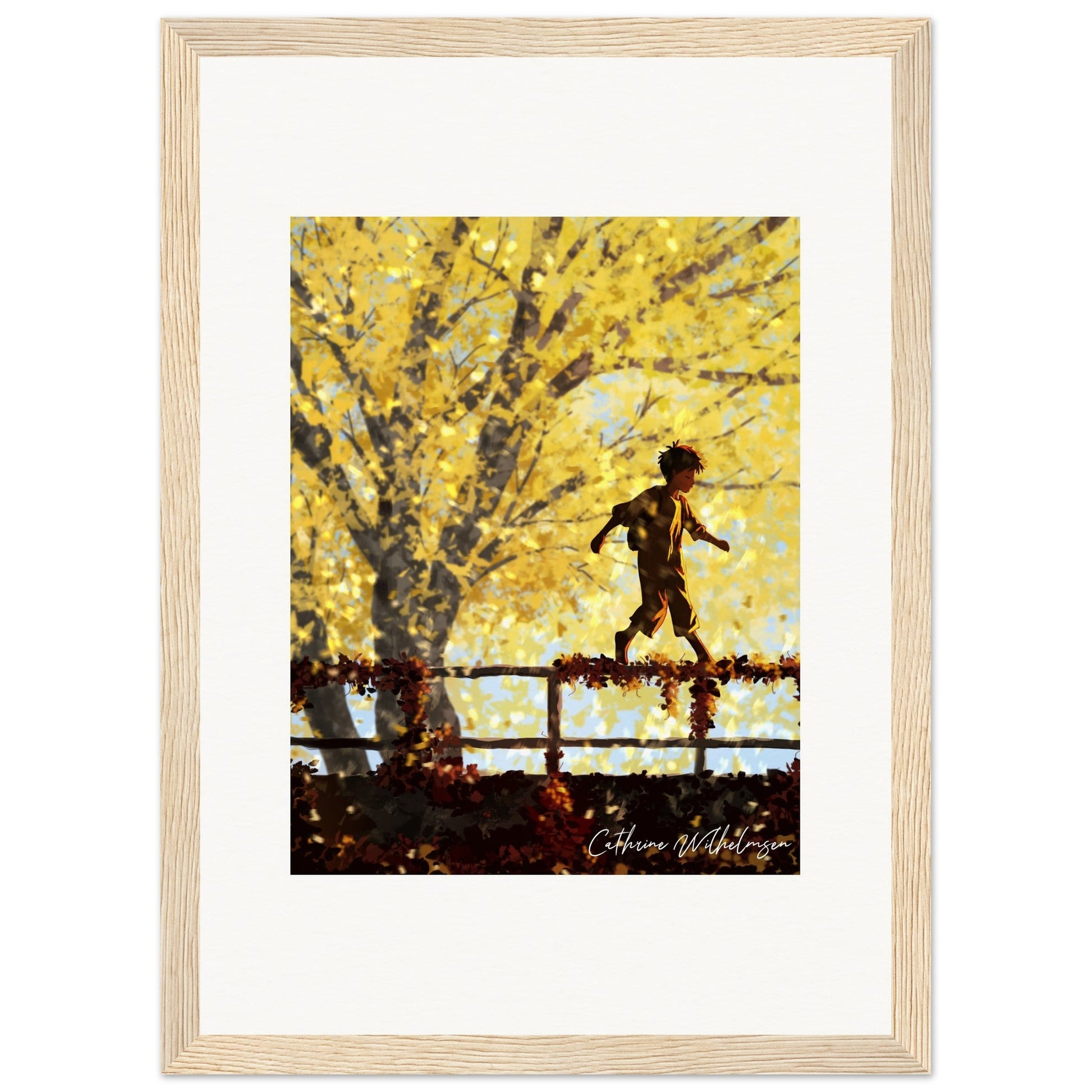 October – Framed Art Print - PlanetC
