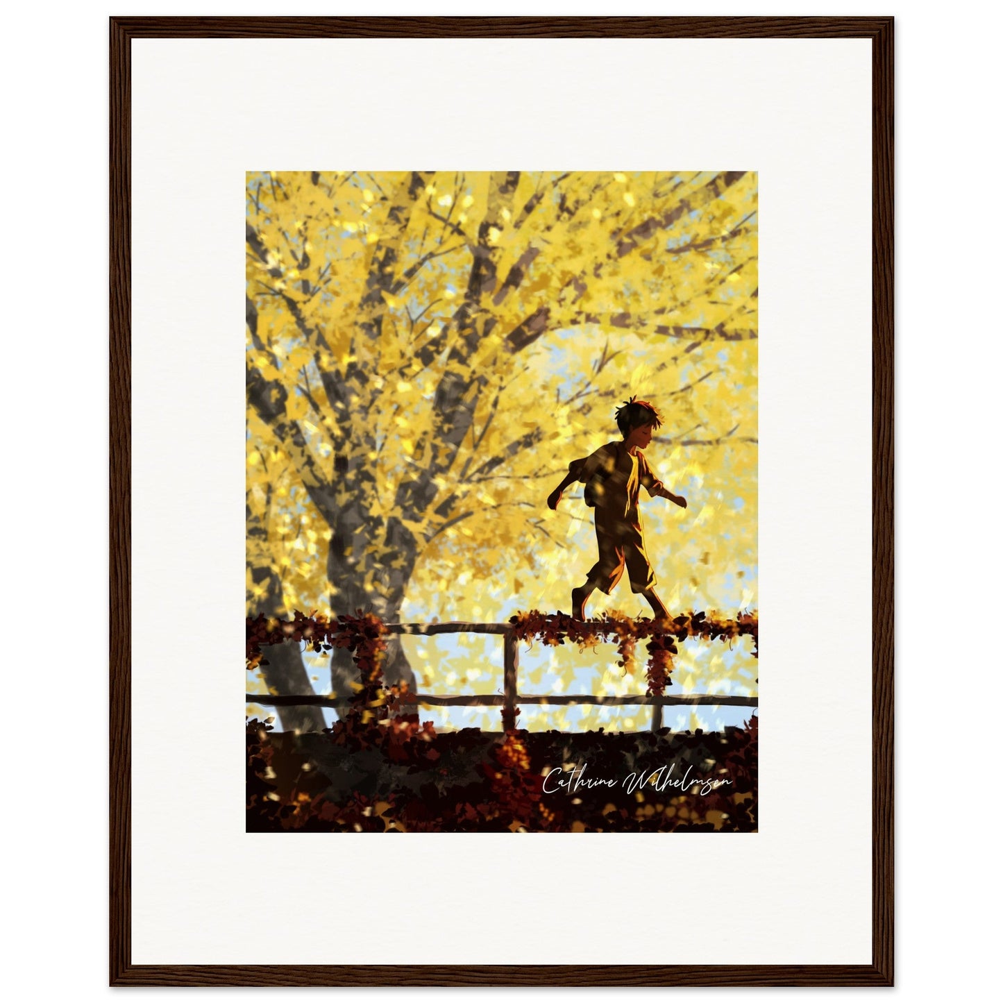October – Framed Art Print - PlanetC