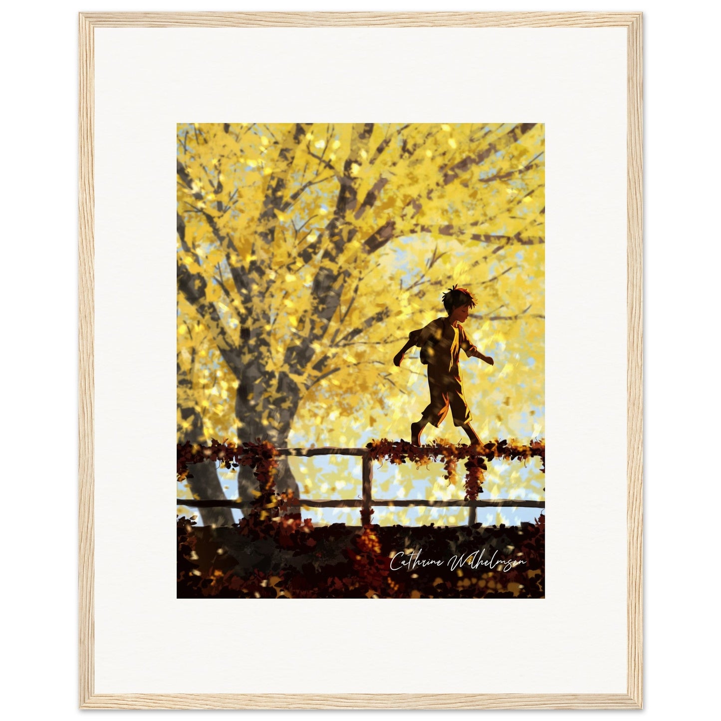 October – Framed Art Print - PlanetC