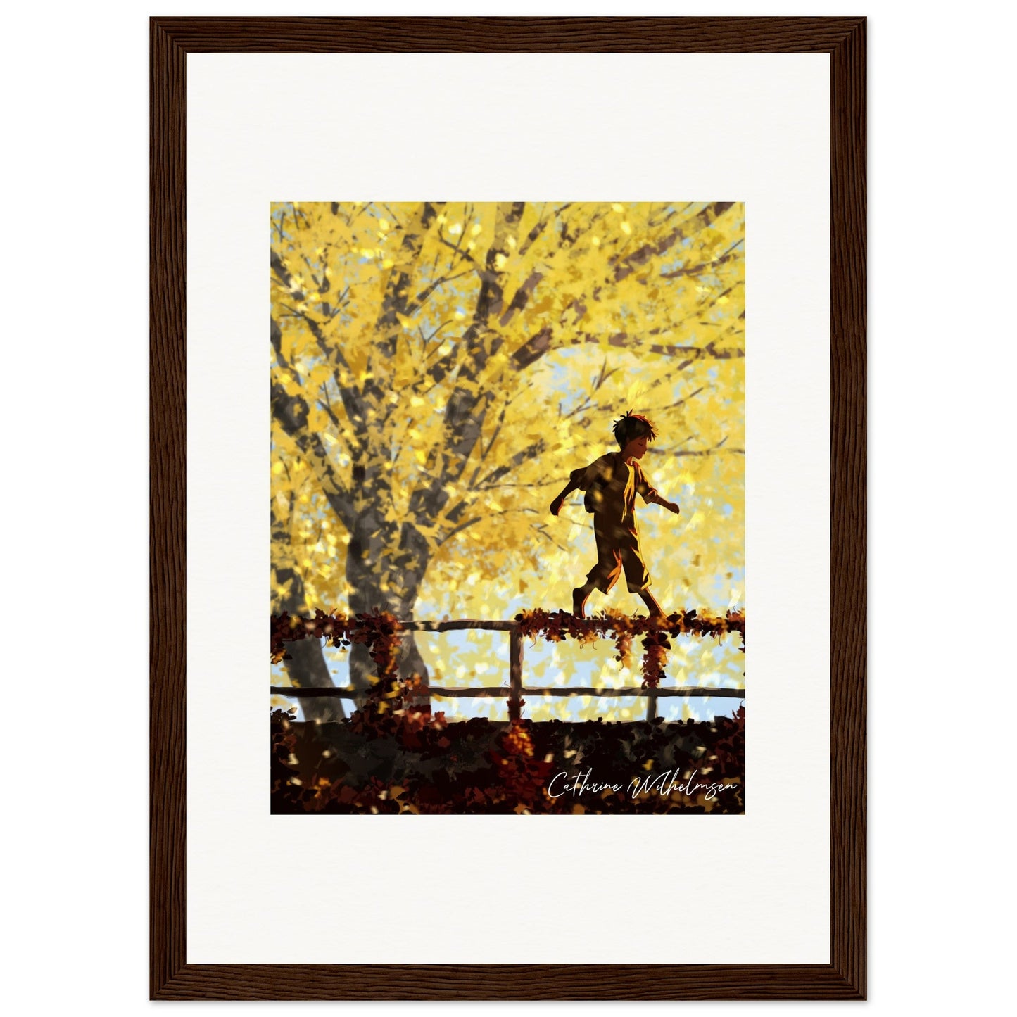 October – Framed Art Print - PlanetC