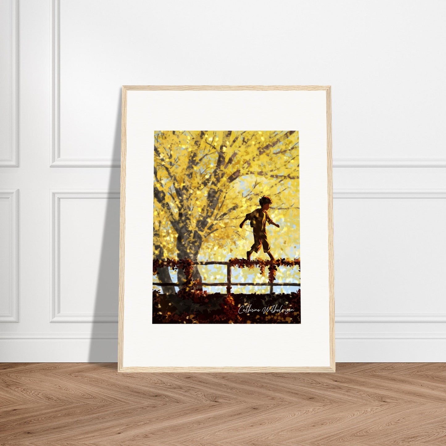 October – Framed Art Print - PlanetC