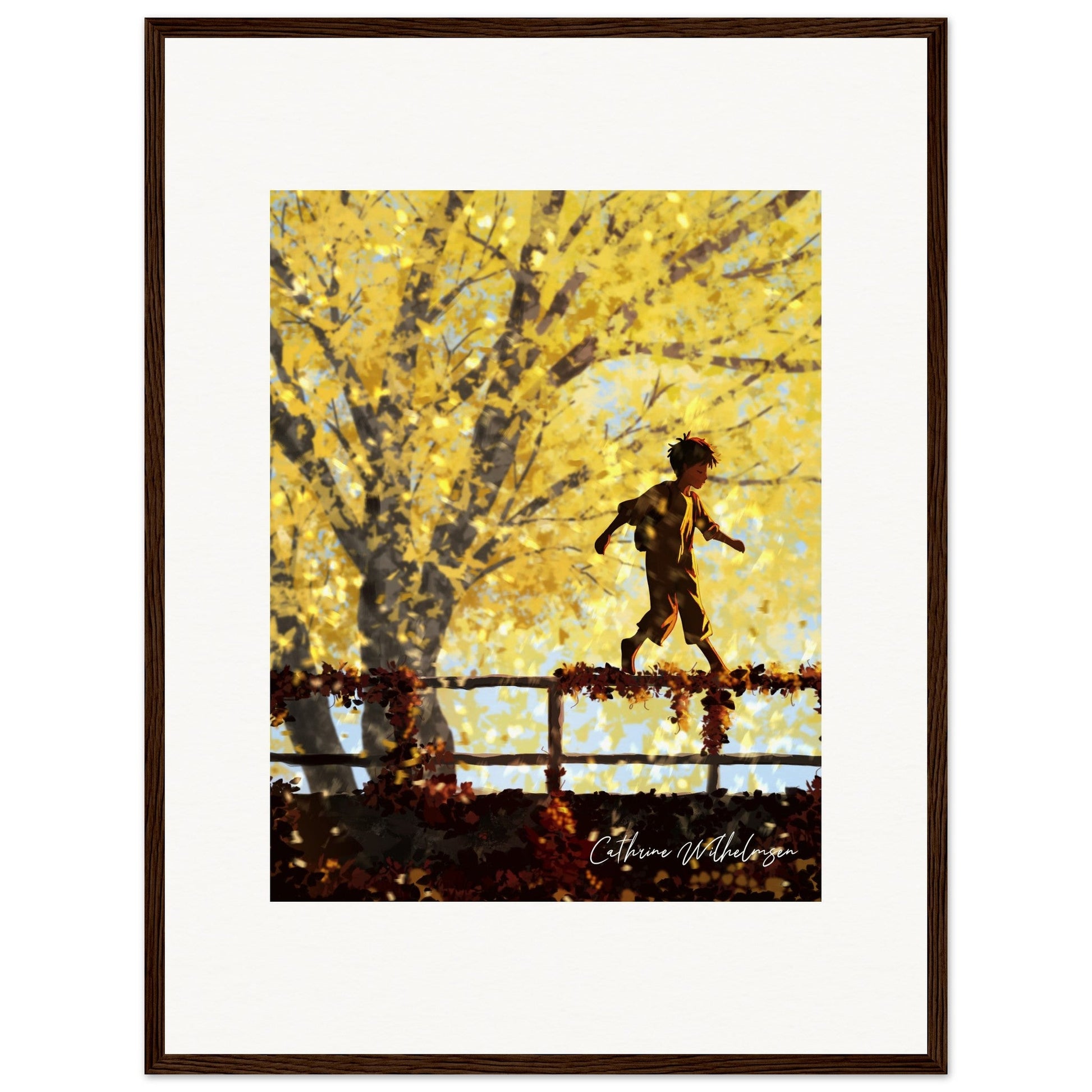 October – Framed Art Print - PlanetC