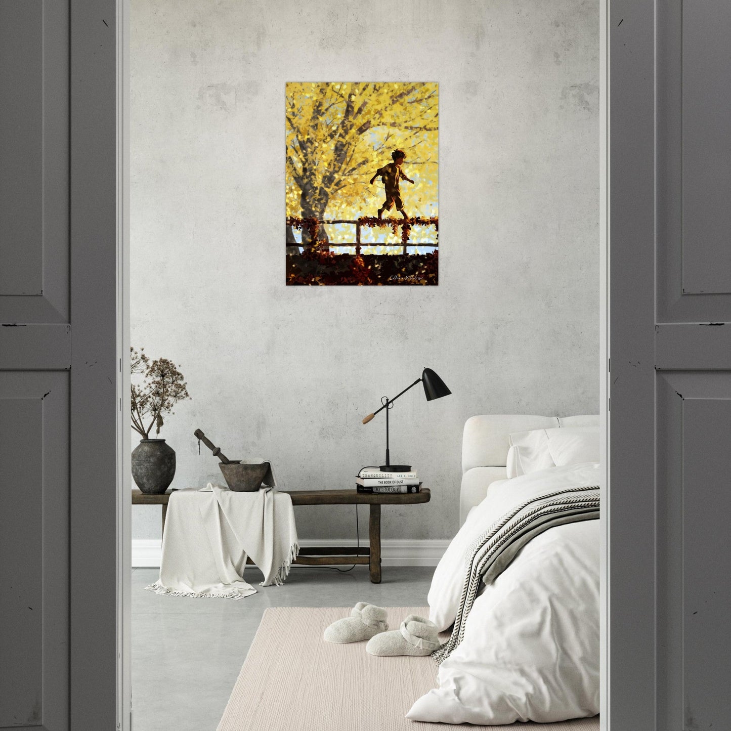 October - Kunsttrykk på aluminium - PlanetC