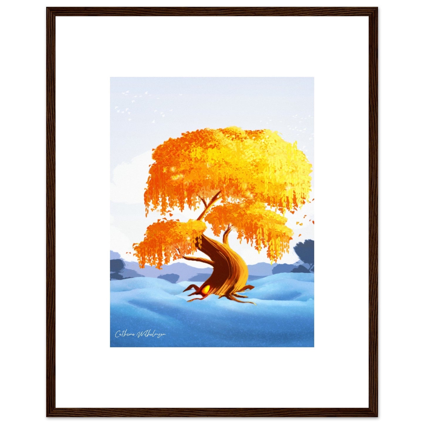 Ønsketreet - Framed art print - PlanetC