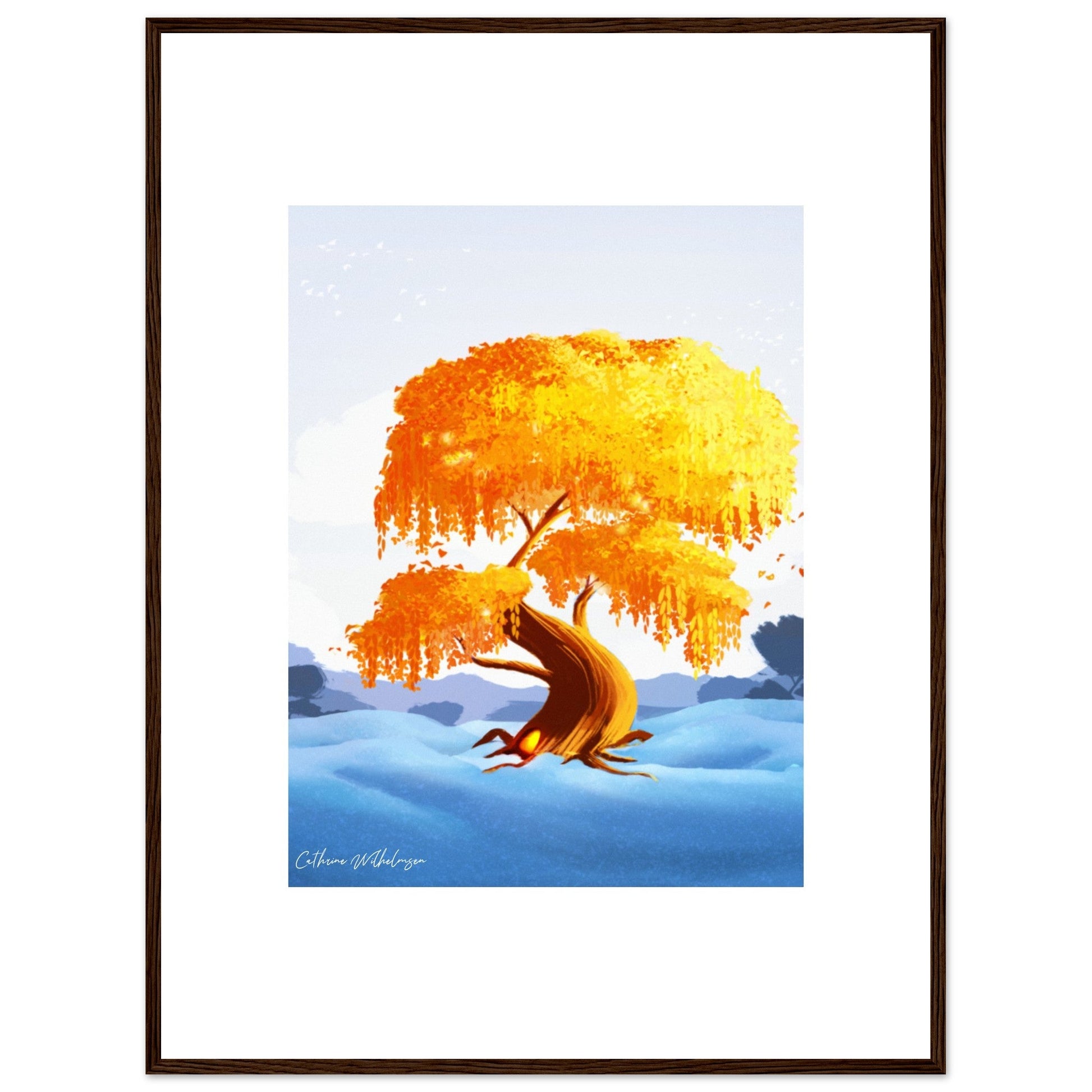 Ønsketreet - Framed art print - PlanetC