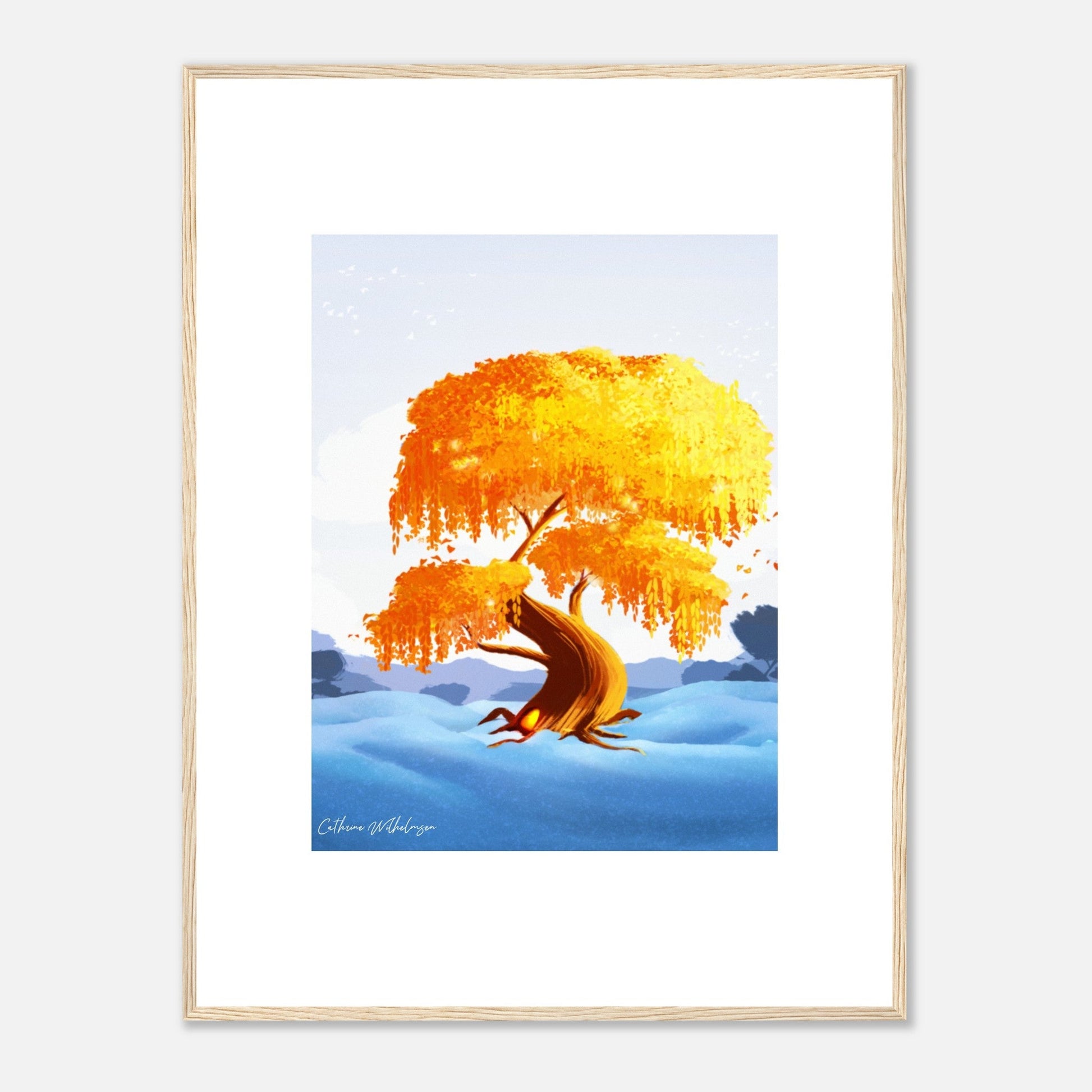 Ønsketreet - Framed art print - PlanetC