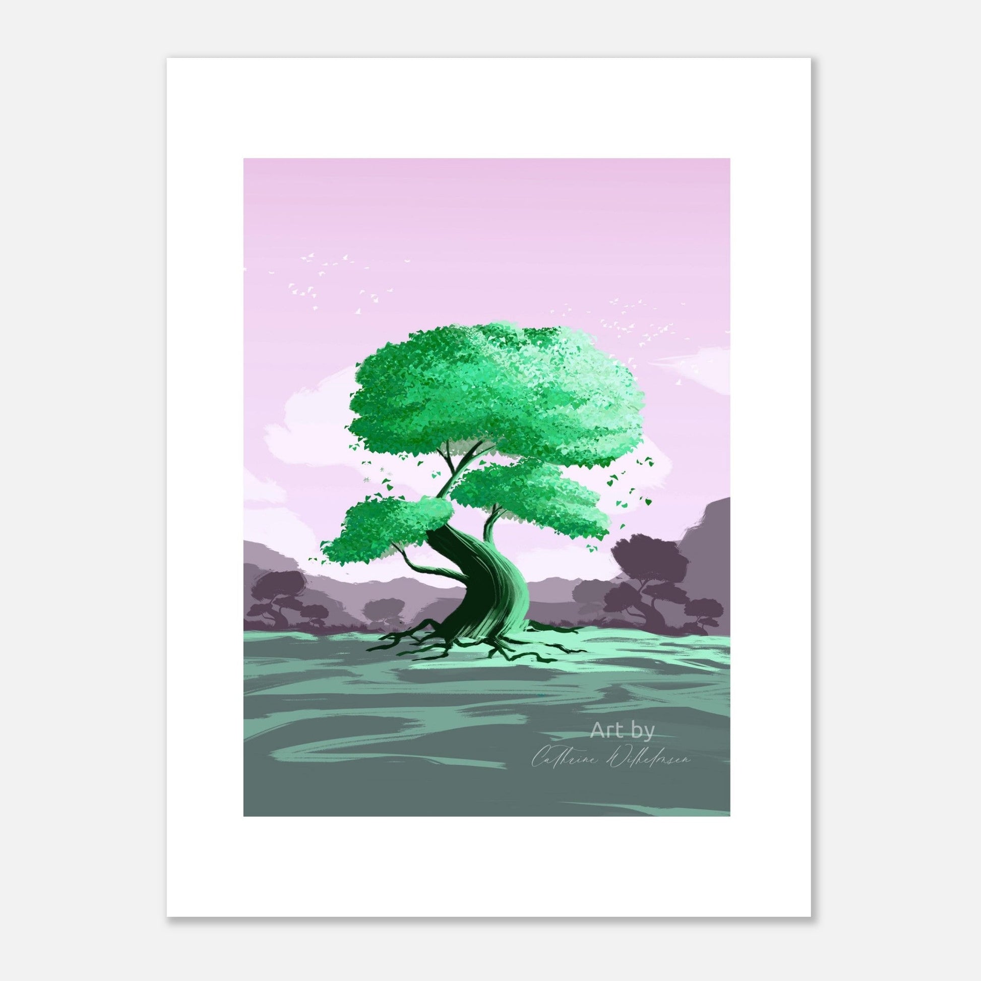 Ønsketreet Grønn - Art print - PlanetC